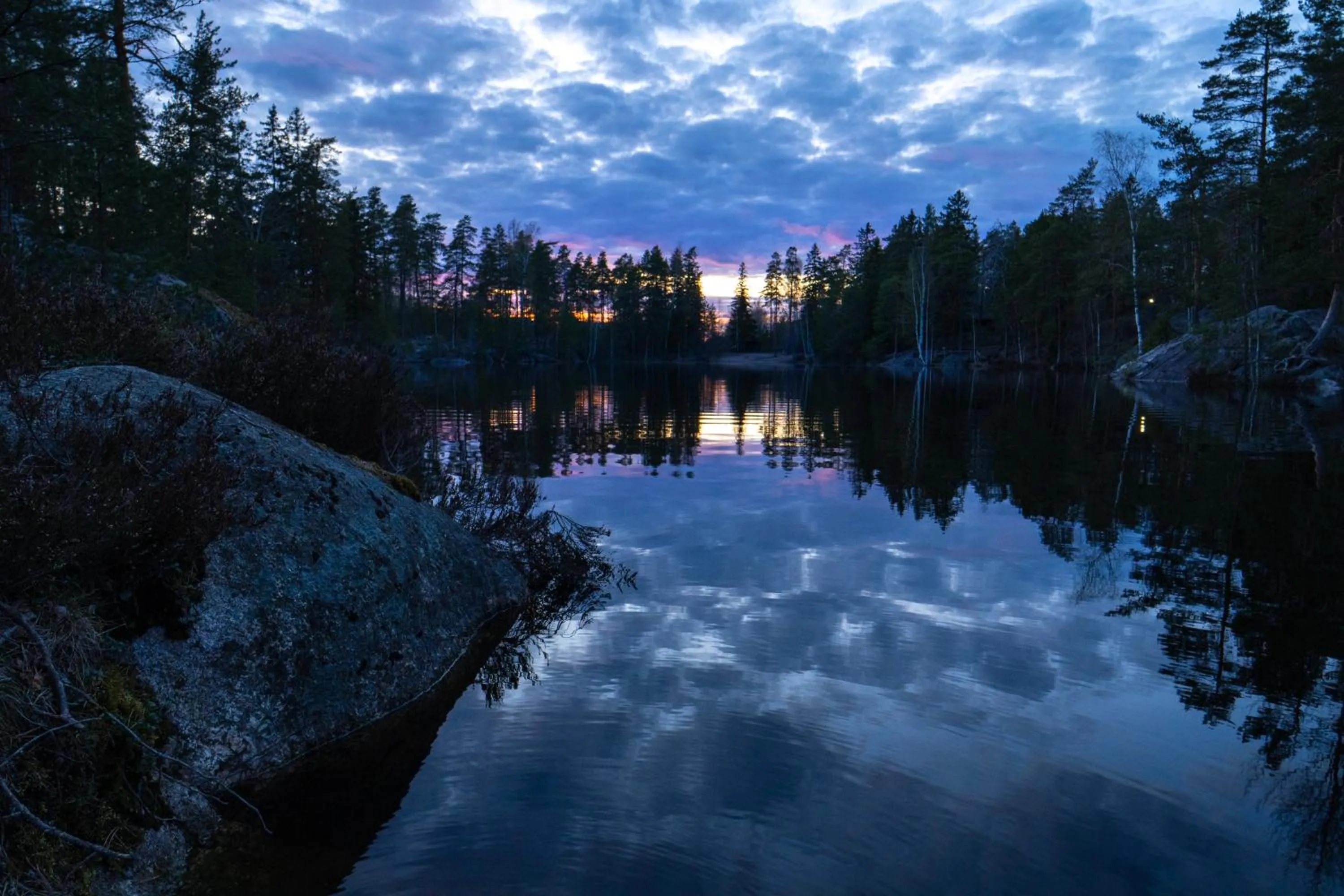 Natural landscape in Hotel Korpilampi
