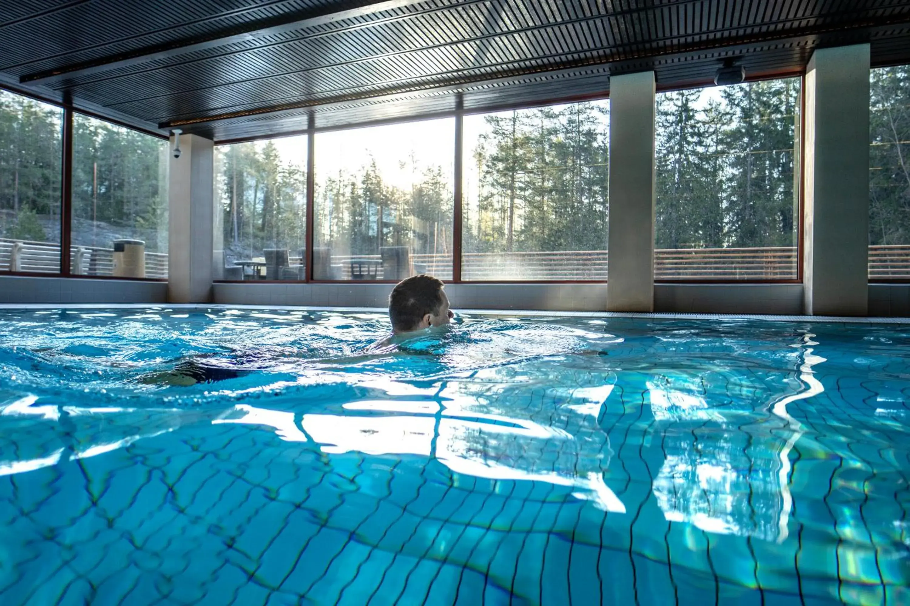 Swimming pool in Hotel Korpilampi Swimming pool in Hotel Korpilampi