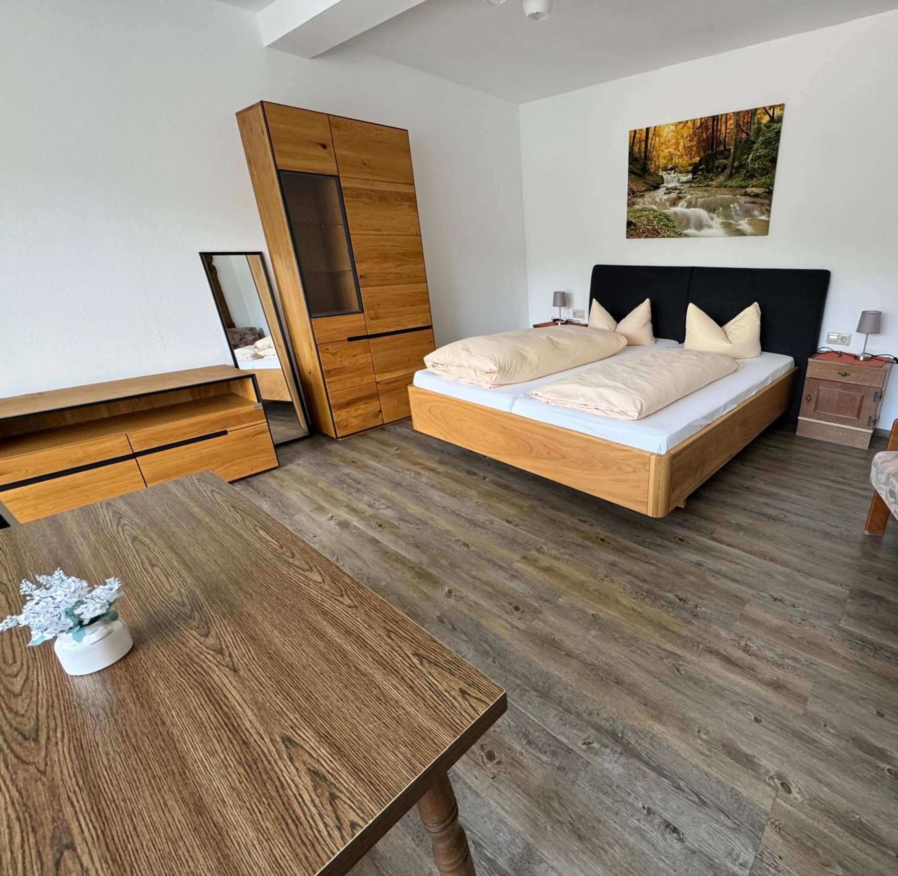 Bed in Landhotel Löwen
