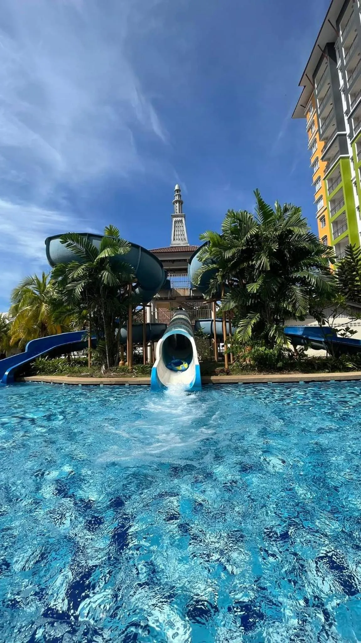Swimming pool in CT Homestay at Lagoon Park Resort
