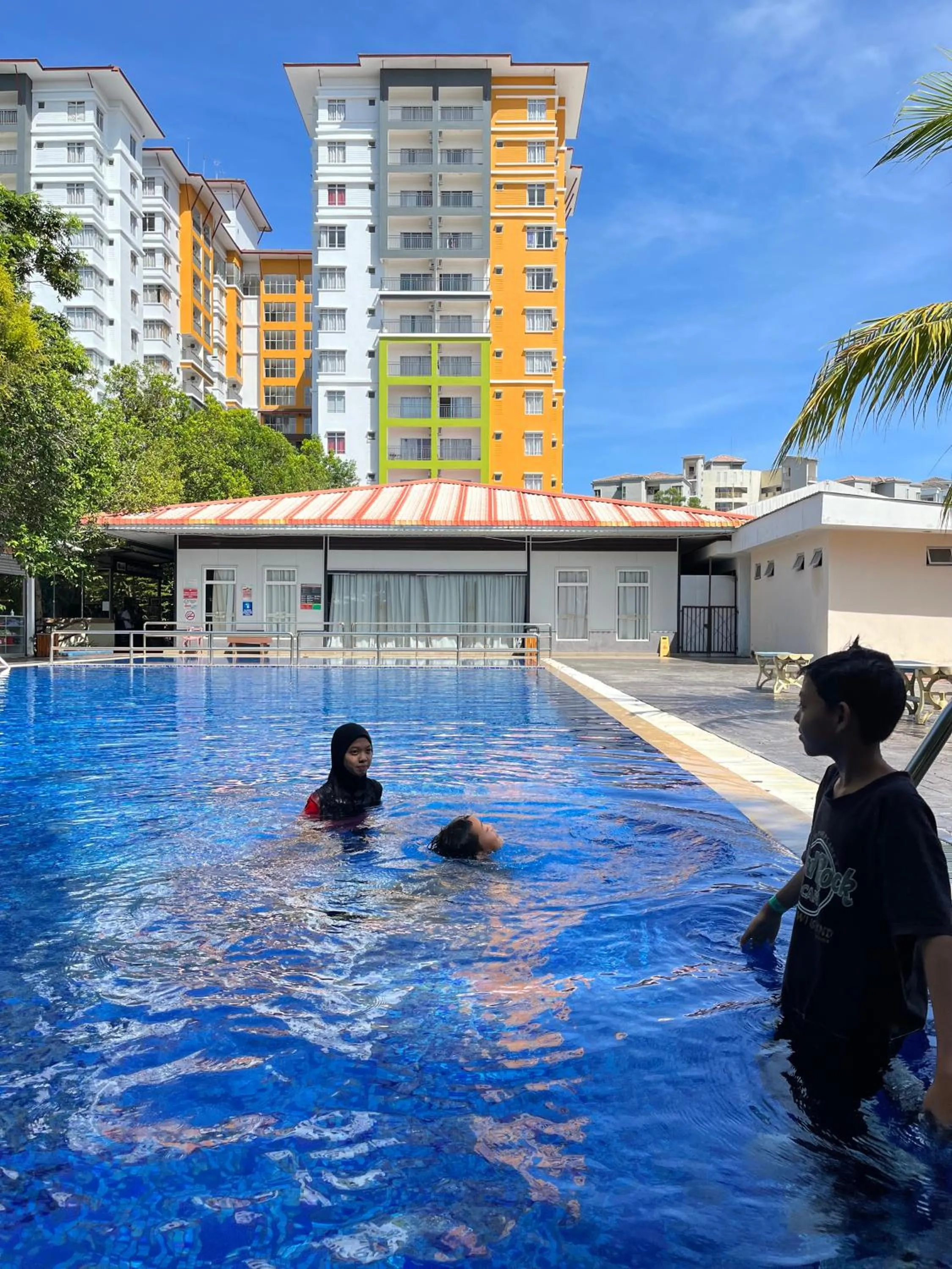 Swimming pool in CT Homestay at Lagoon Park Resort