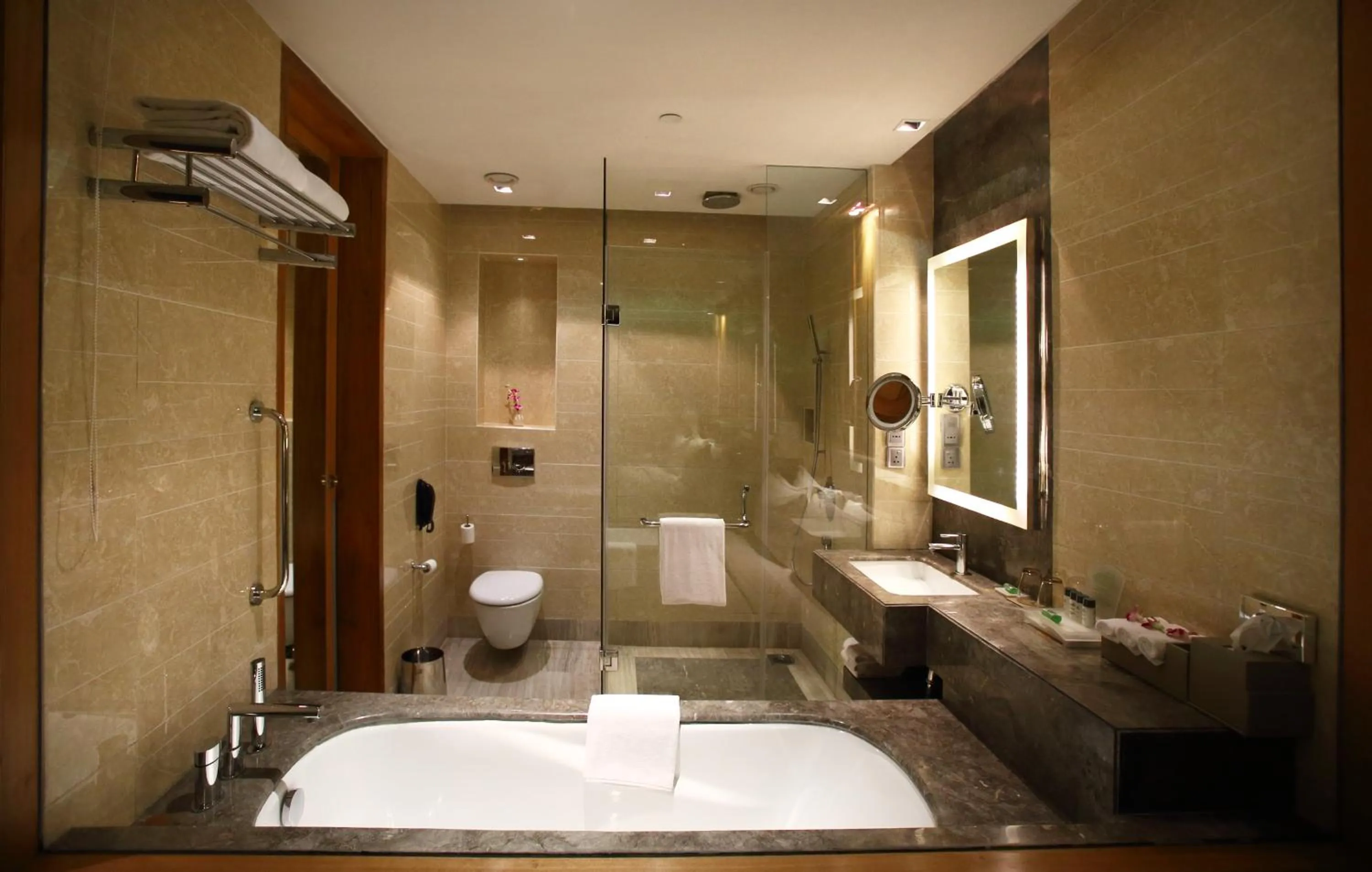 Bathroom in Holiday Inn New Delhi Mayur Vihar Noida by IHG