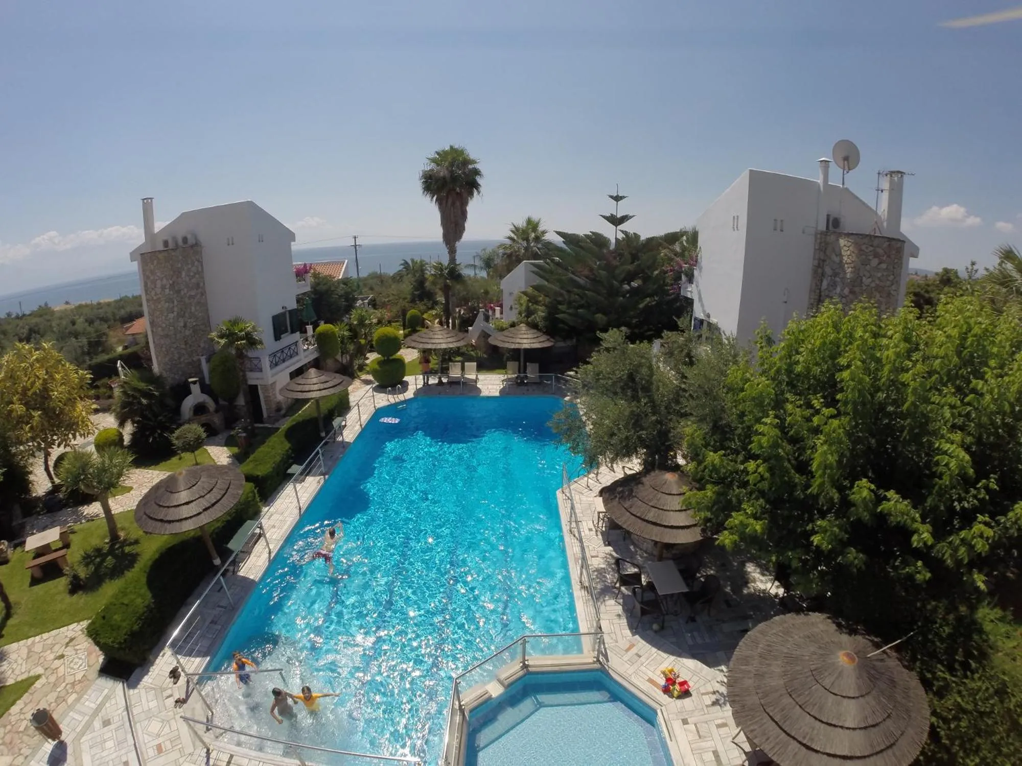 Swimming pool in Paris Village Apartments