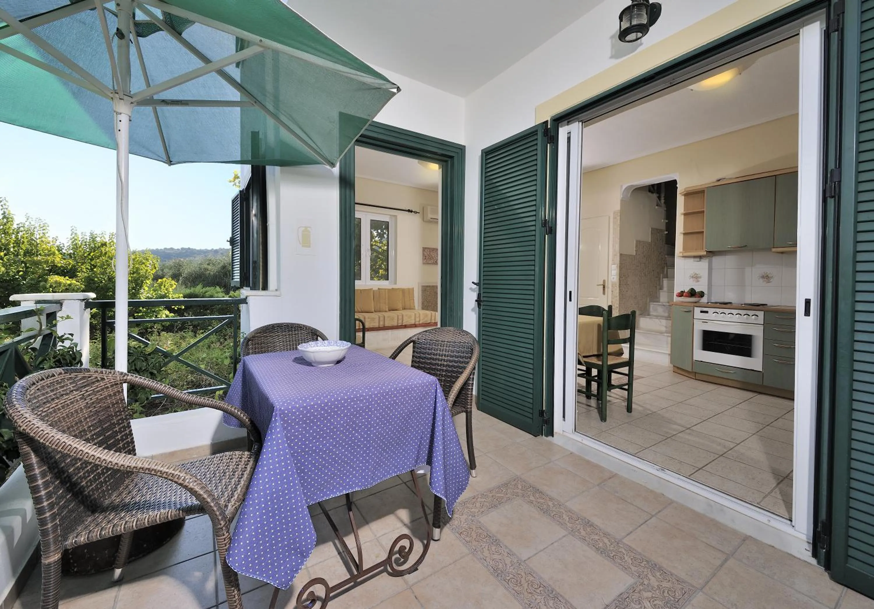 Balcony/Terrace in Paris Village Apartments
