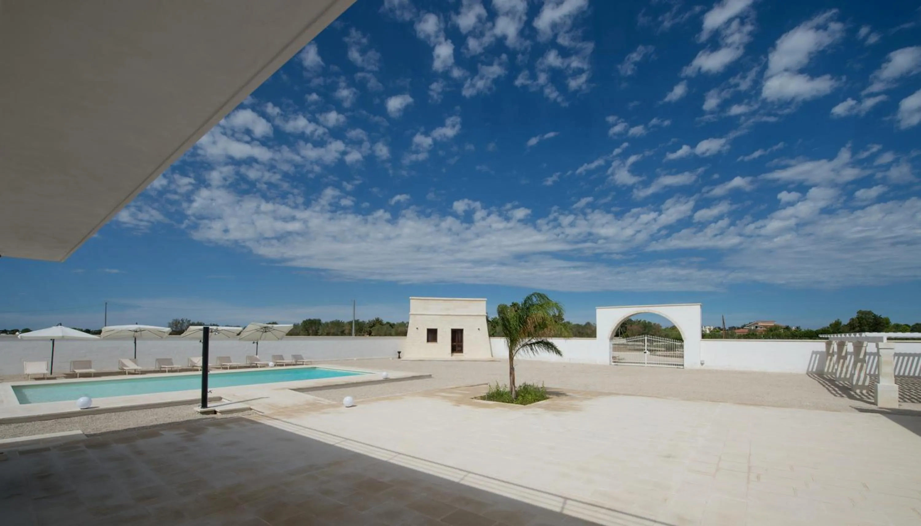 Garden view in Villa Lupia