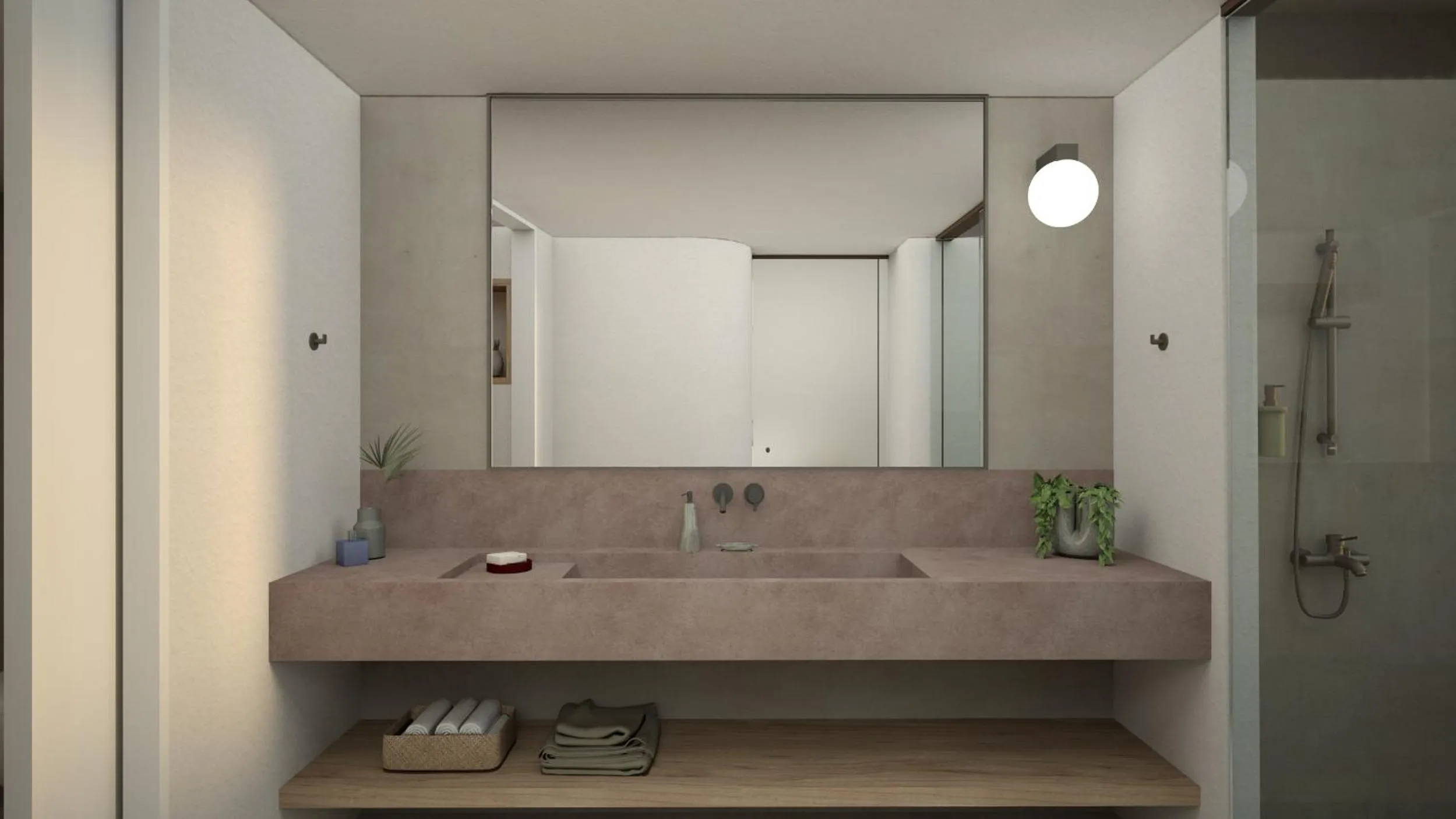 Bathroom in Kakkos Bay Hotel and Bungalows