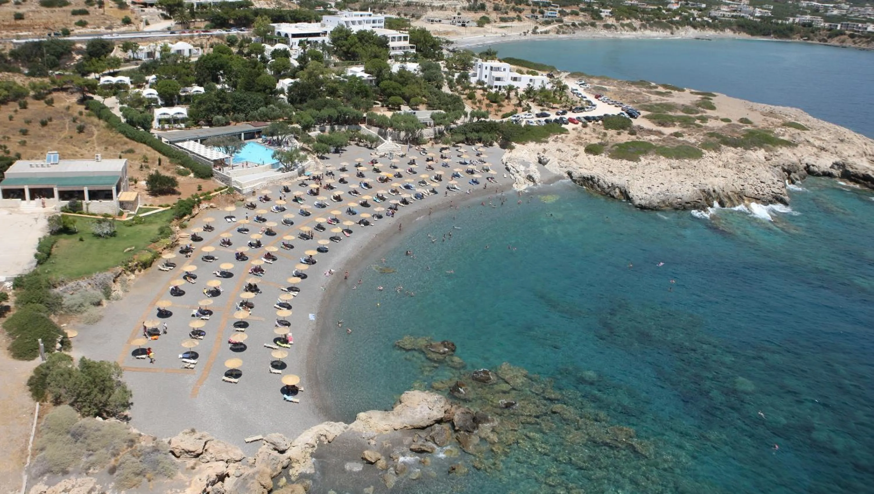 Bird's eye view in Kakkos Bay Hotel and Bungalows