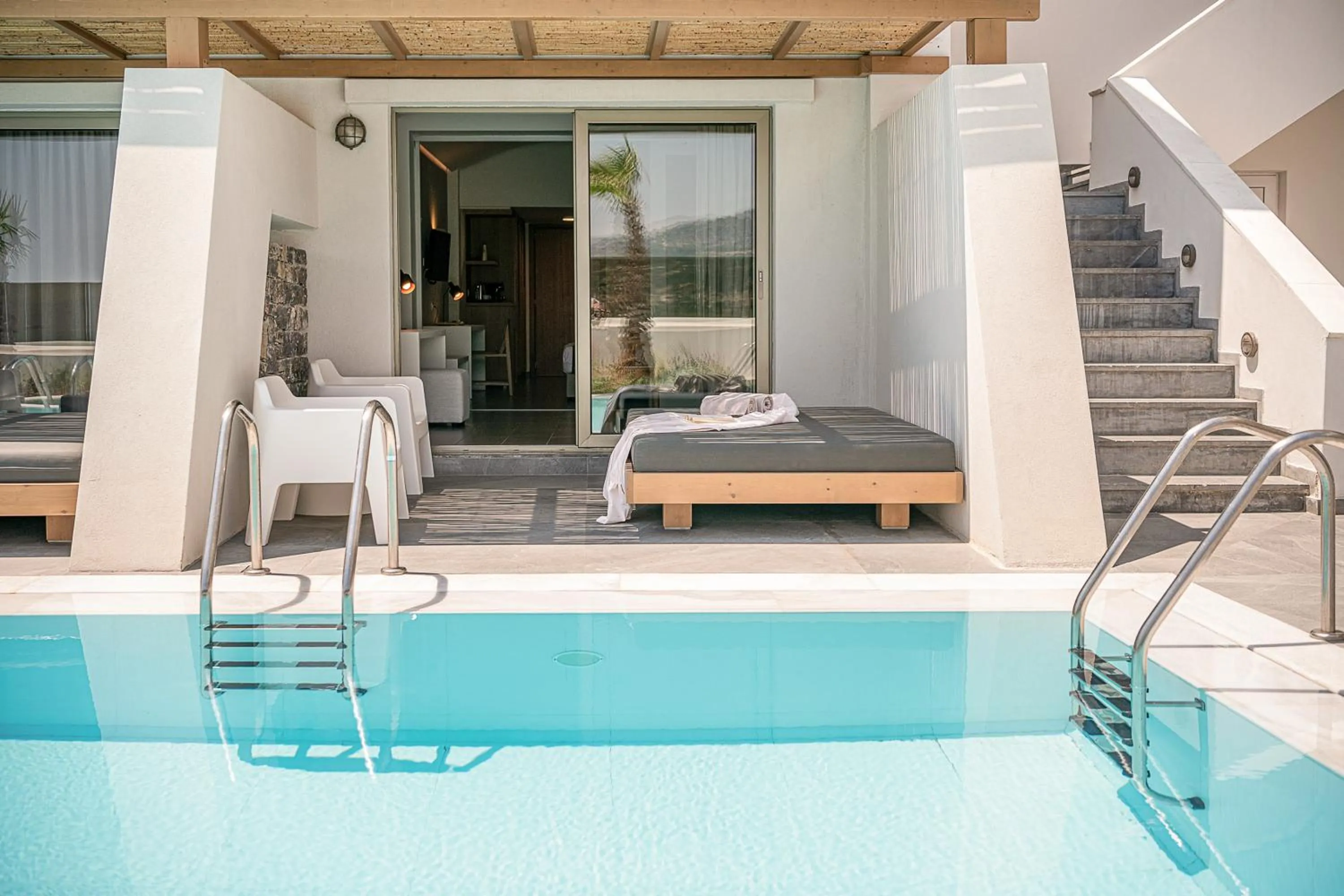sunbed in Kakkos Bay Hotel and Bungalows