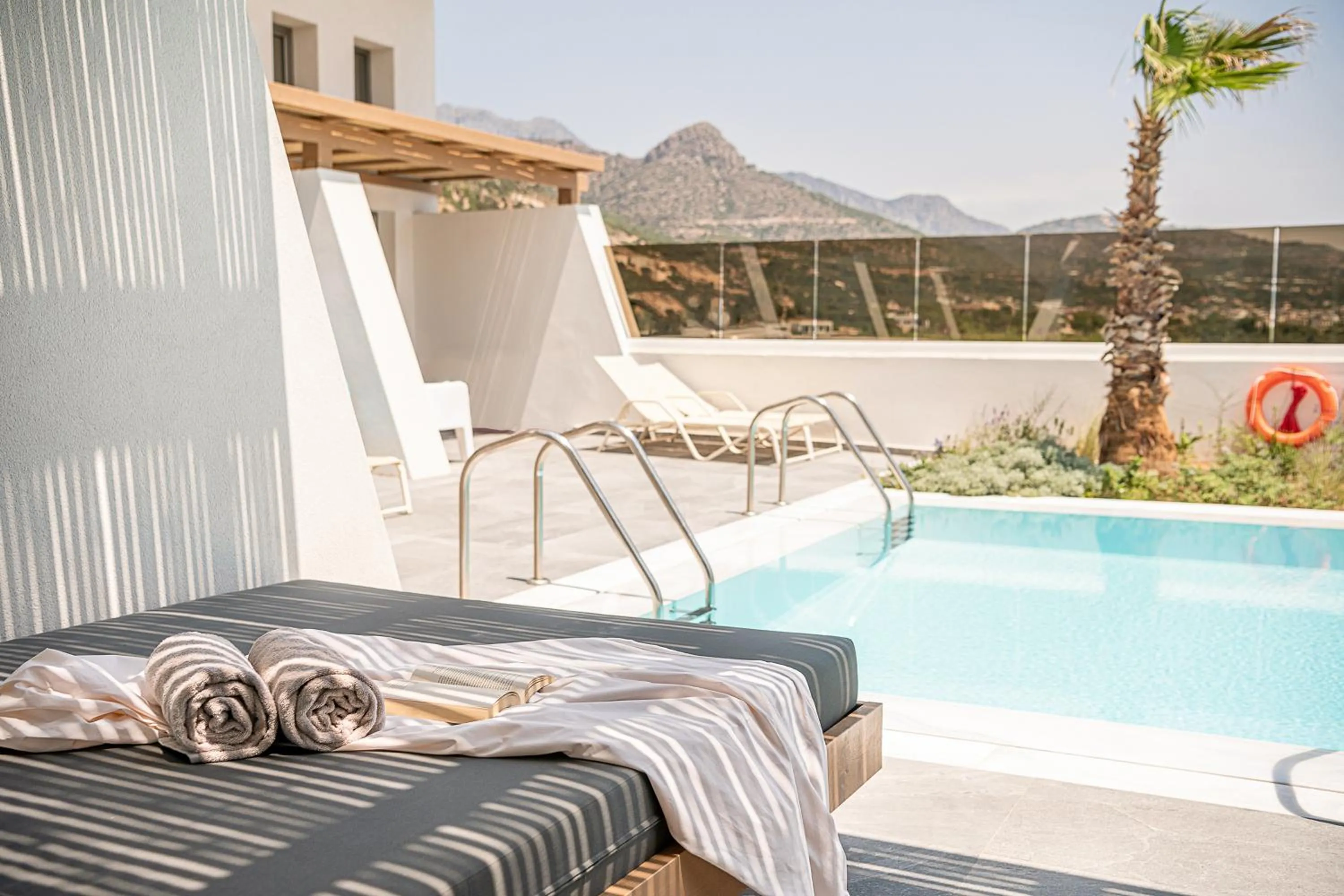 Pool view in Kakkos Bay Hotel and Bungalows