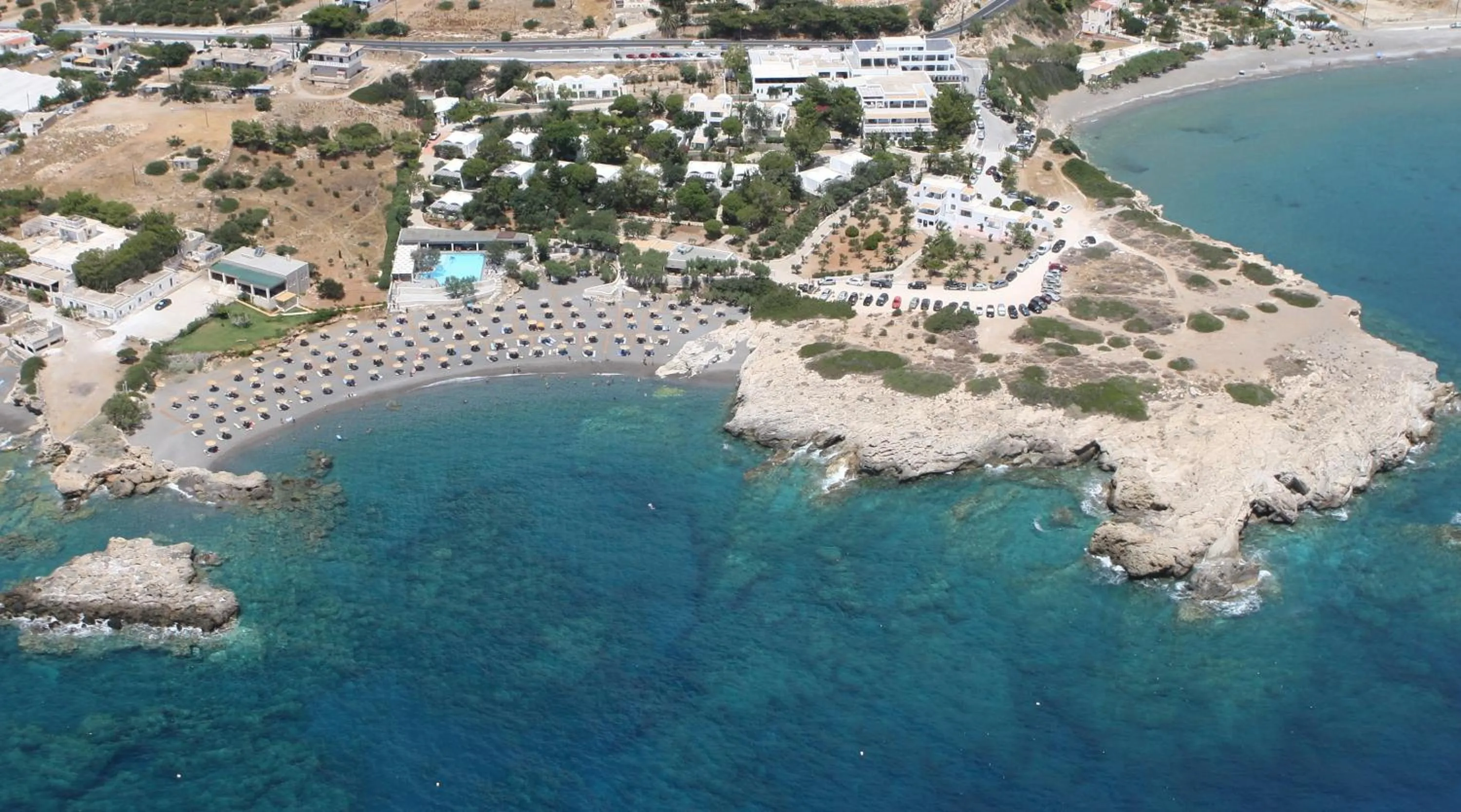 Bird's eye view in Kakkos Bay Hotel and Bungalows