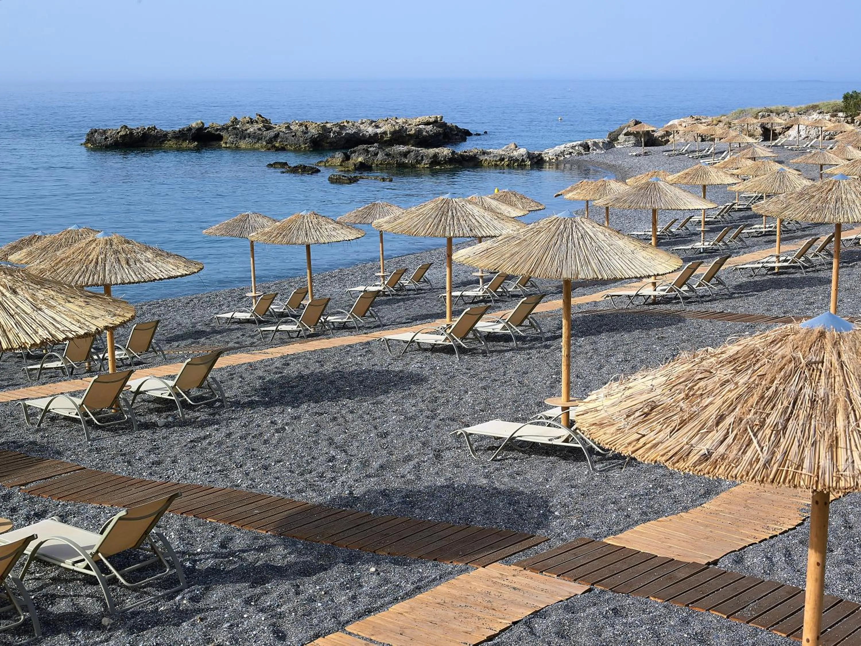 Beach in Kakkos Bay Hotel and Bungalows