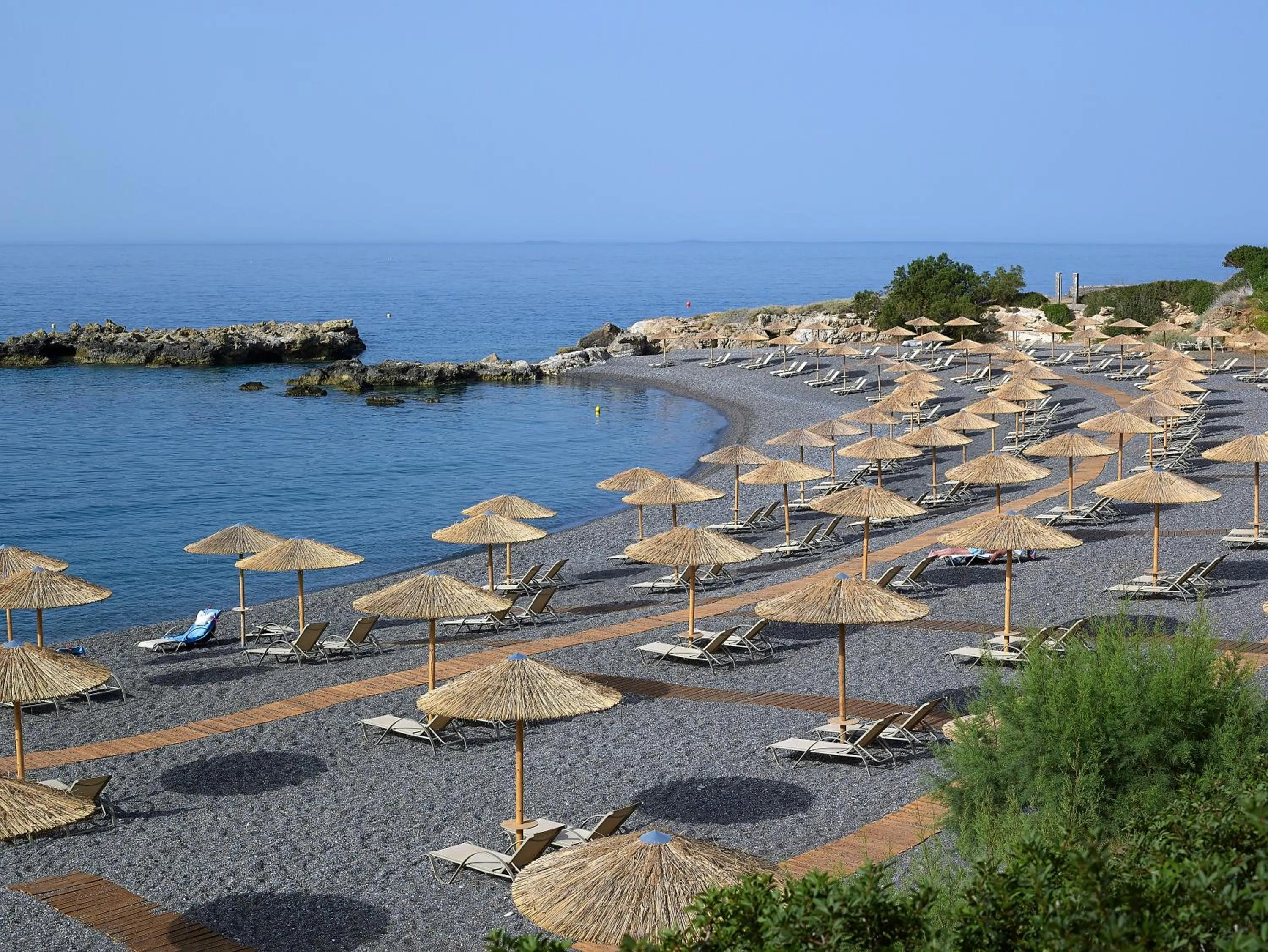 Beach in Kakkos Bay Hotel and Bungalows