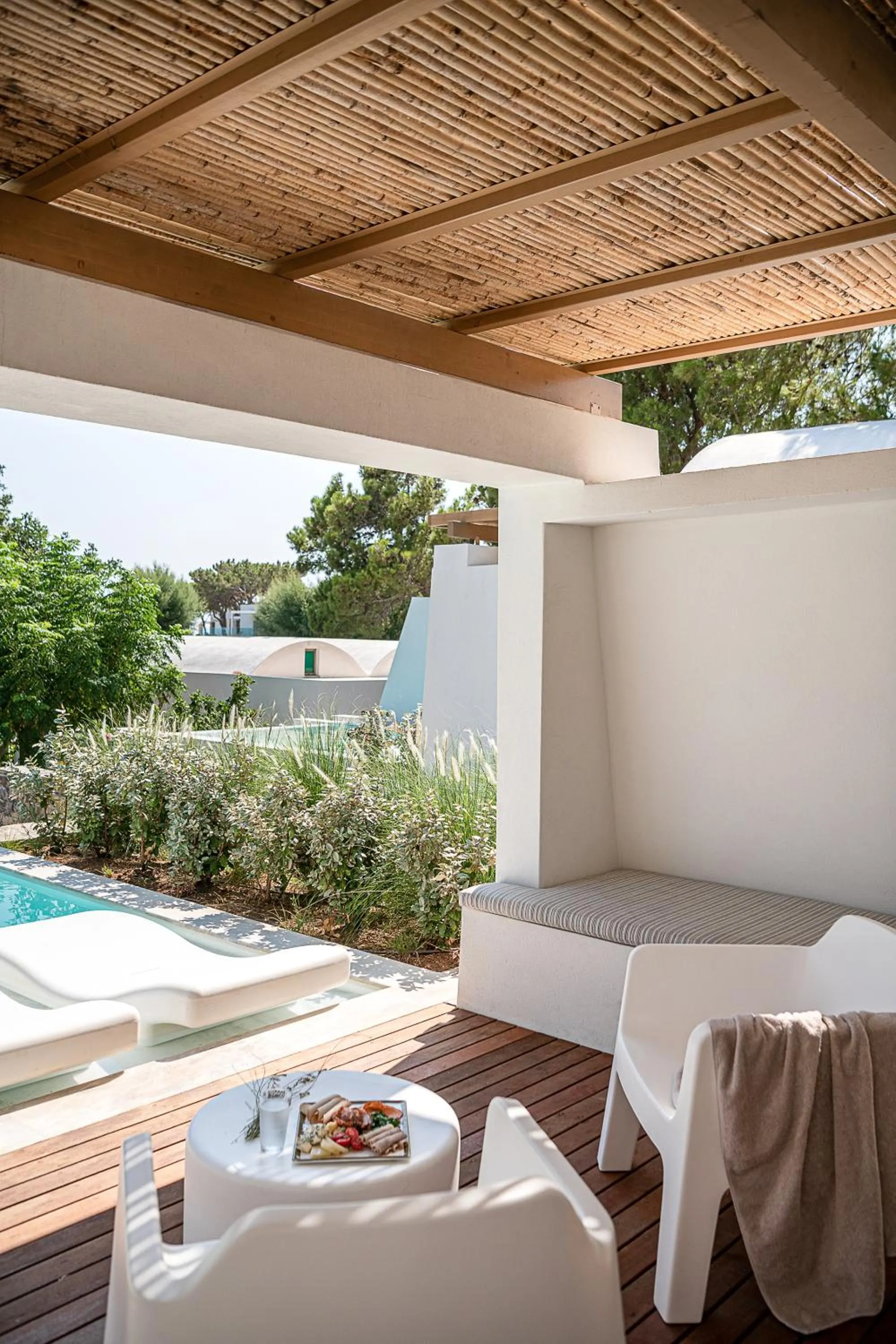 Balcony/Terrace in Kakkos Bay Hotel and Bungalows