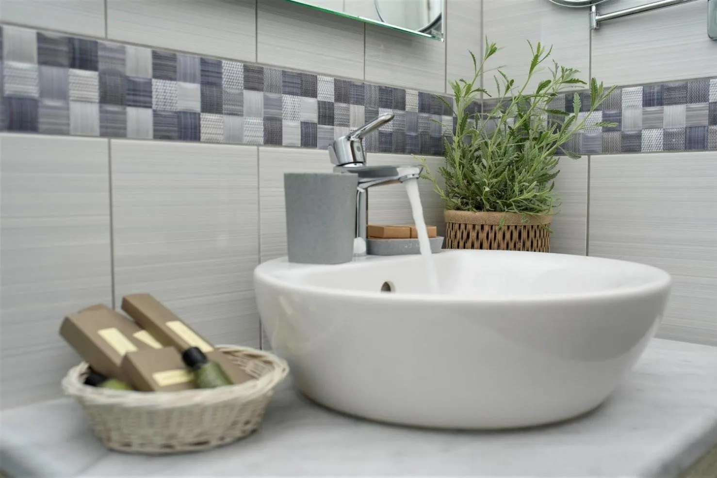 Bathroom in Vigla Hotel