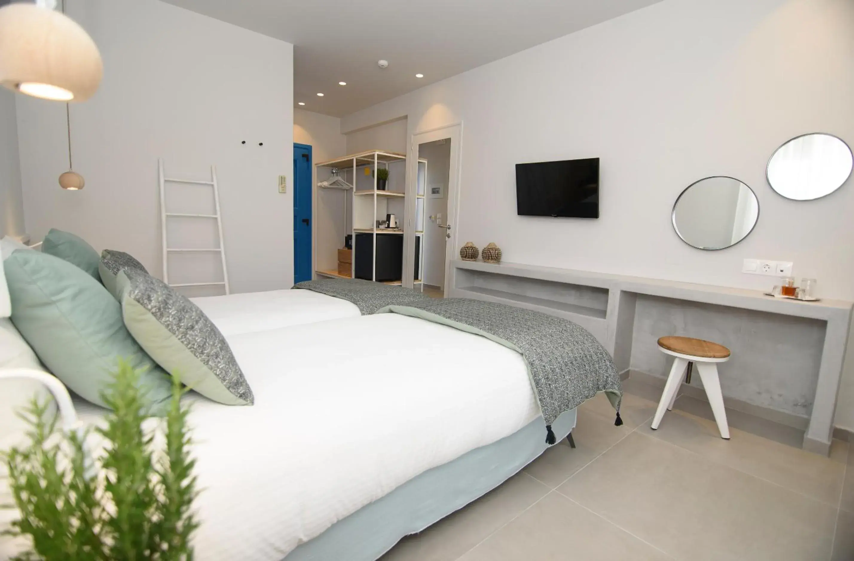 Bed in Vigla Hotel Bed in Vigla Hotel