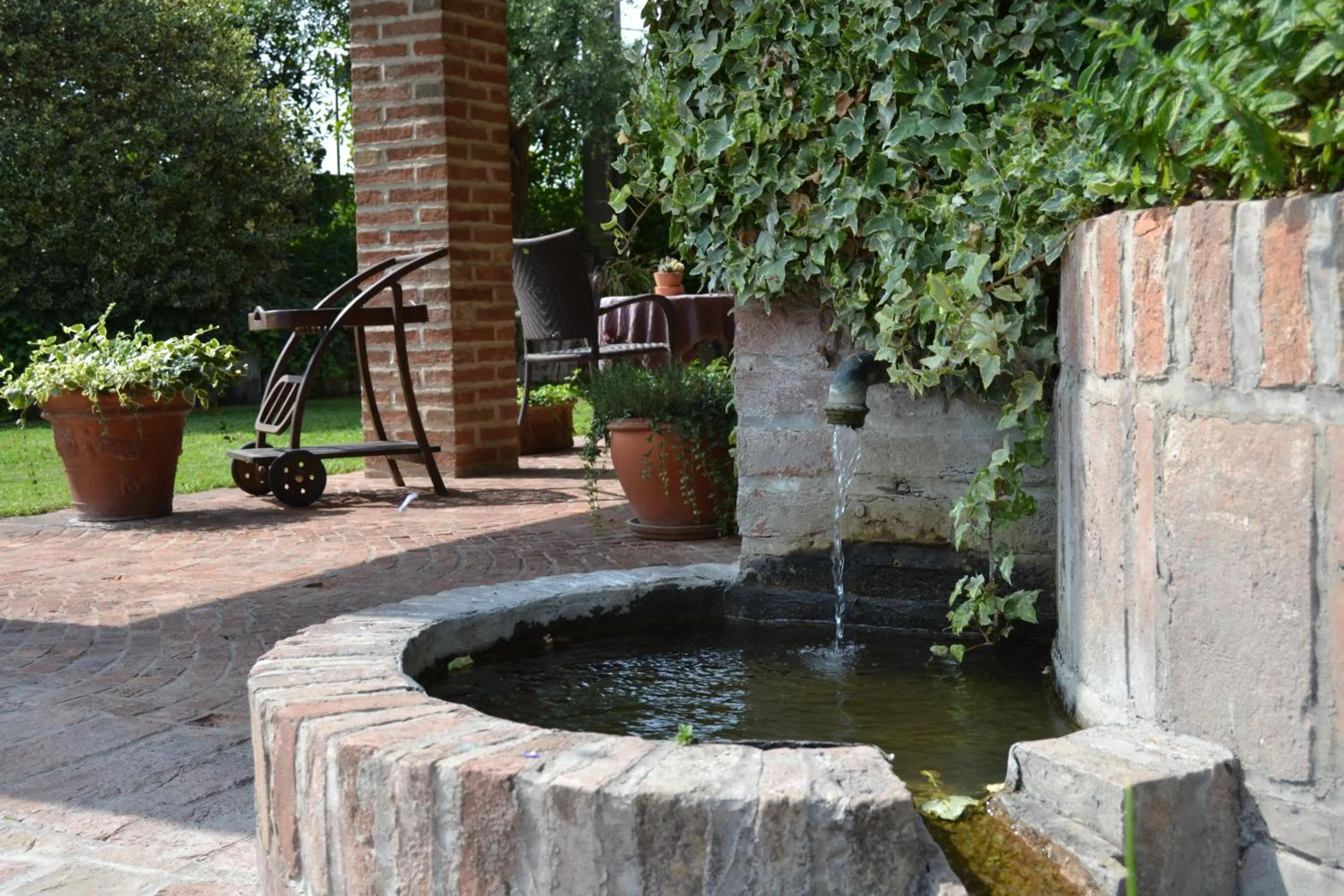 Garden in B&B Il Martin Pescatore