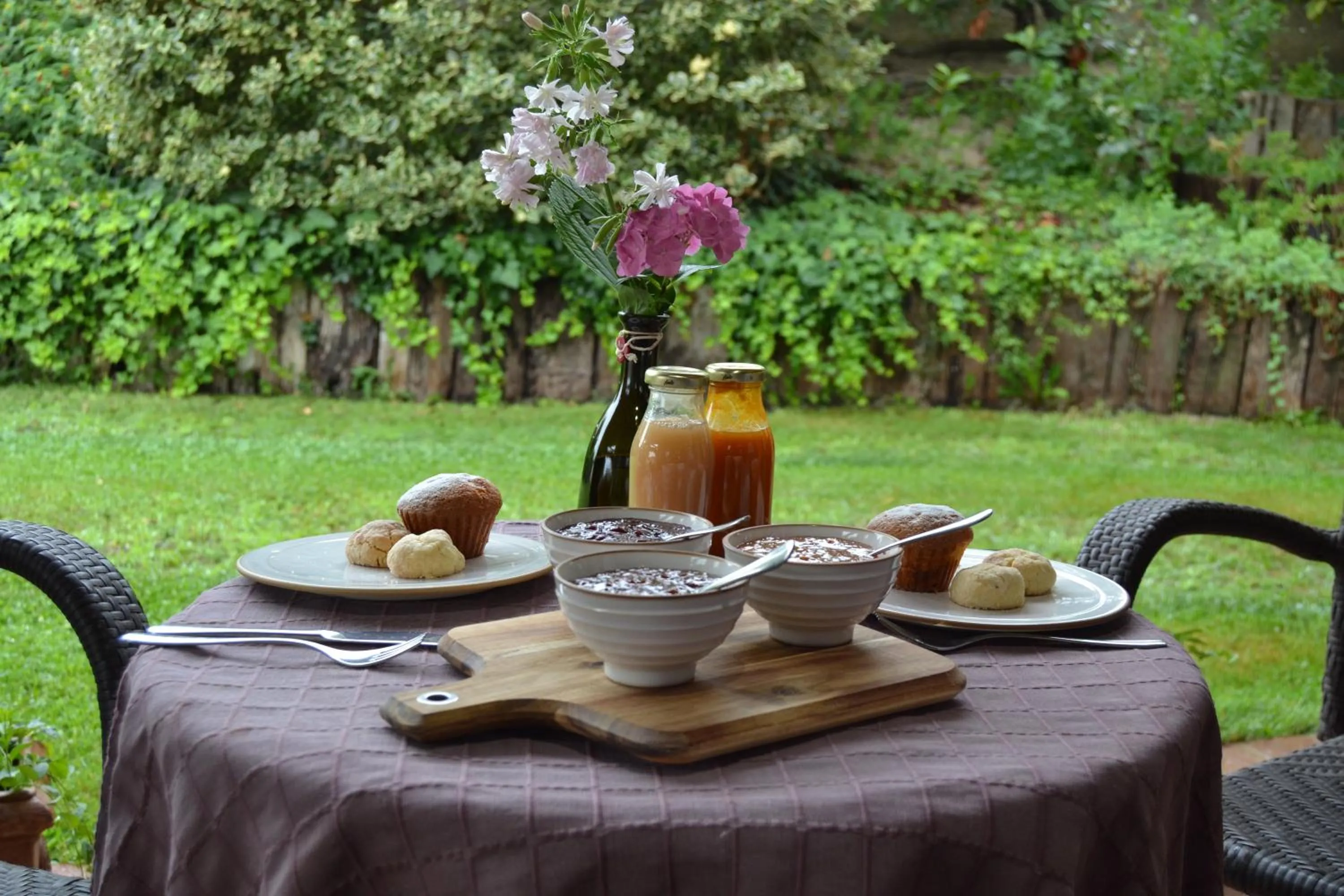 Food and drinks in B&B Il Martin Pescatore