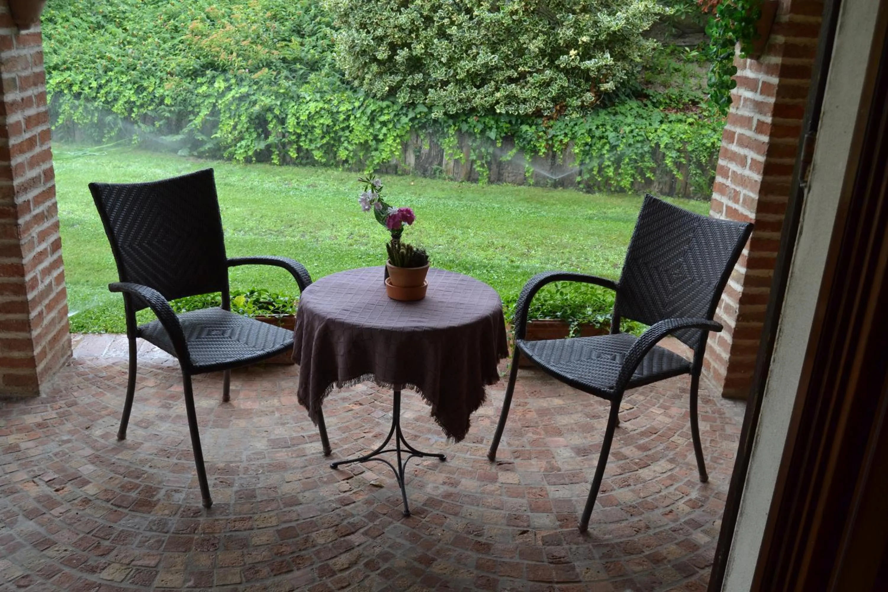 Patio in B&B Il Martin Pescatore