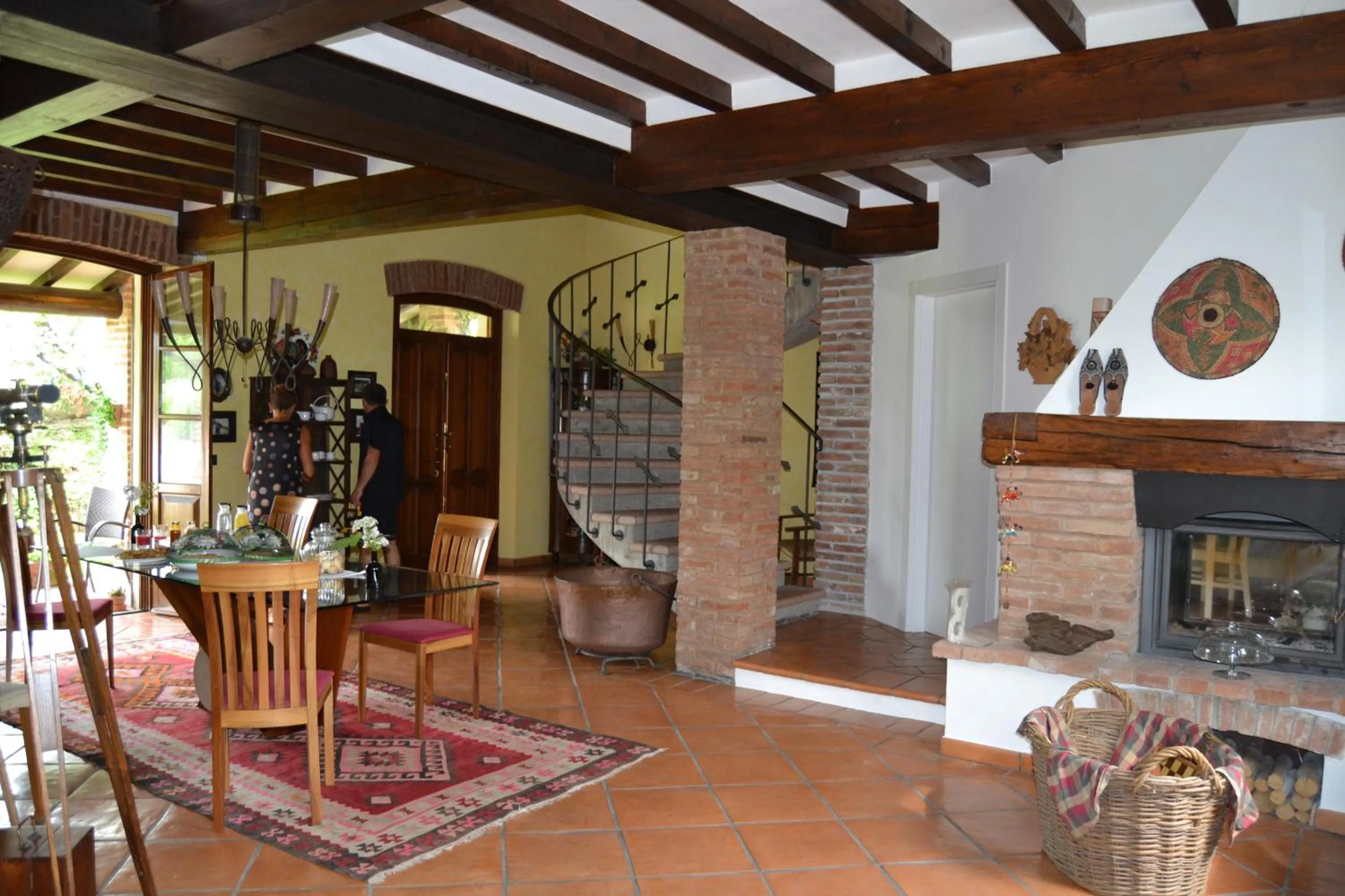 Communal lounge/ TV room in B&B Il Martin Pescatore