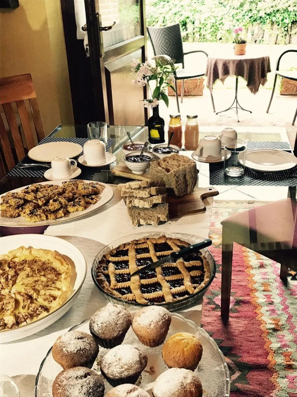 Food and drinks in B&B Il Martin Pescatore