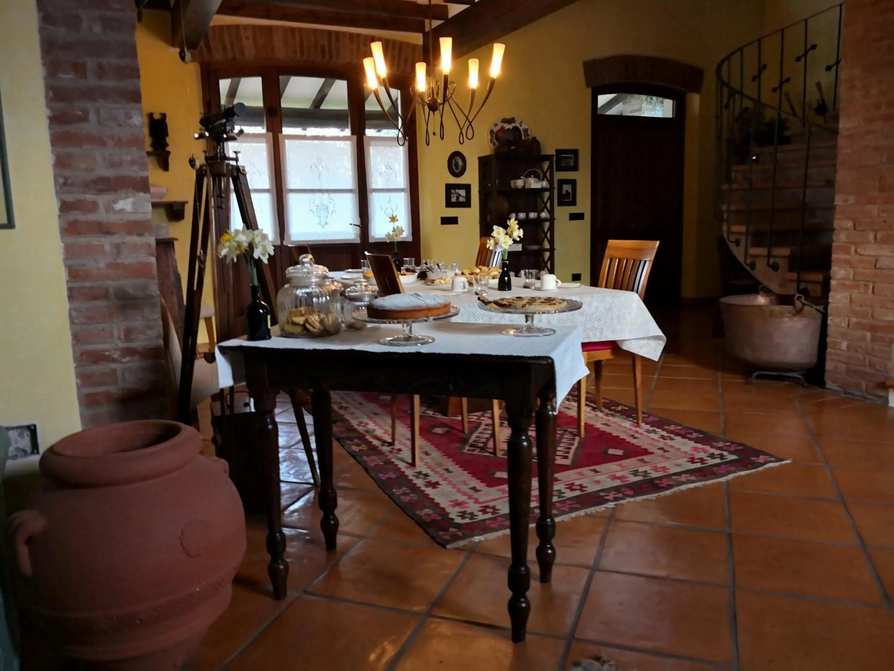 Communal lounge/ TV room in B&B Il Martin Pescatore