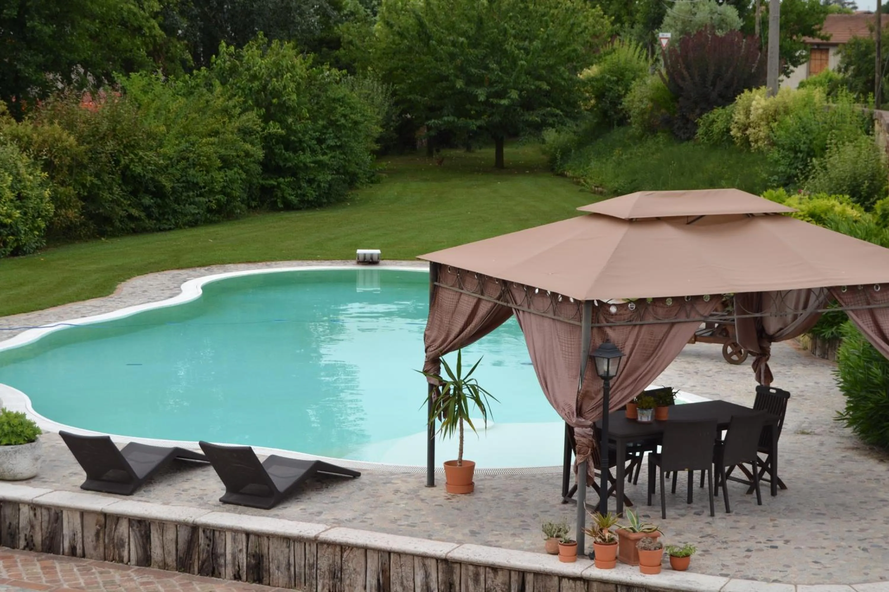 Garden in B&B Il Martin Pescatore