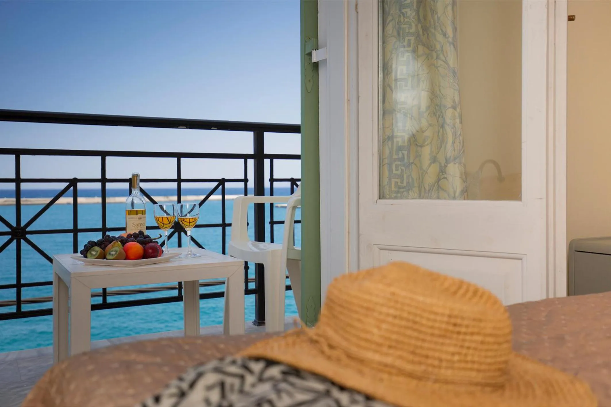 Balcony/Terrace in Samaina Port Hotel