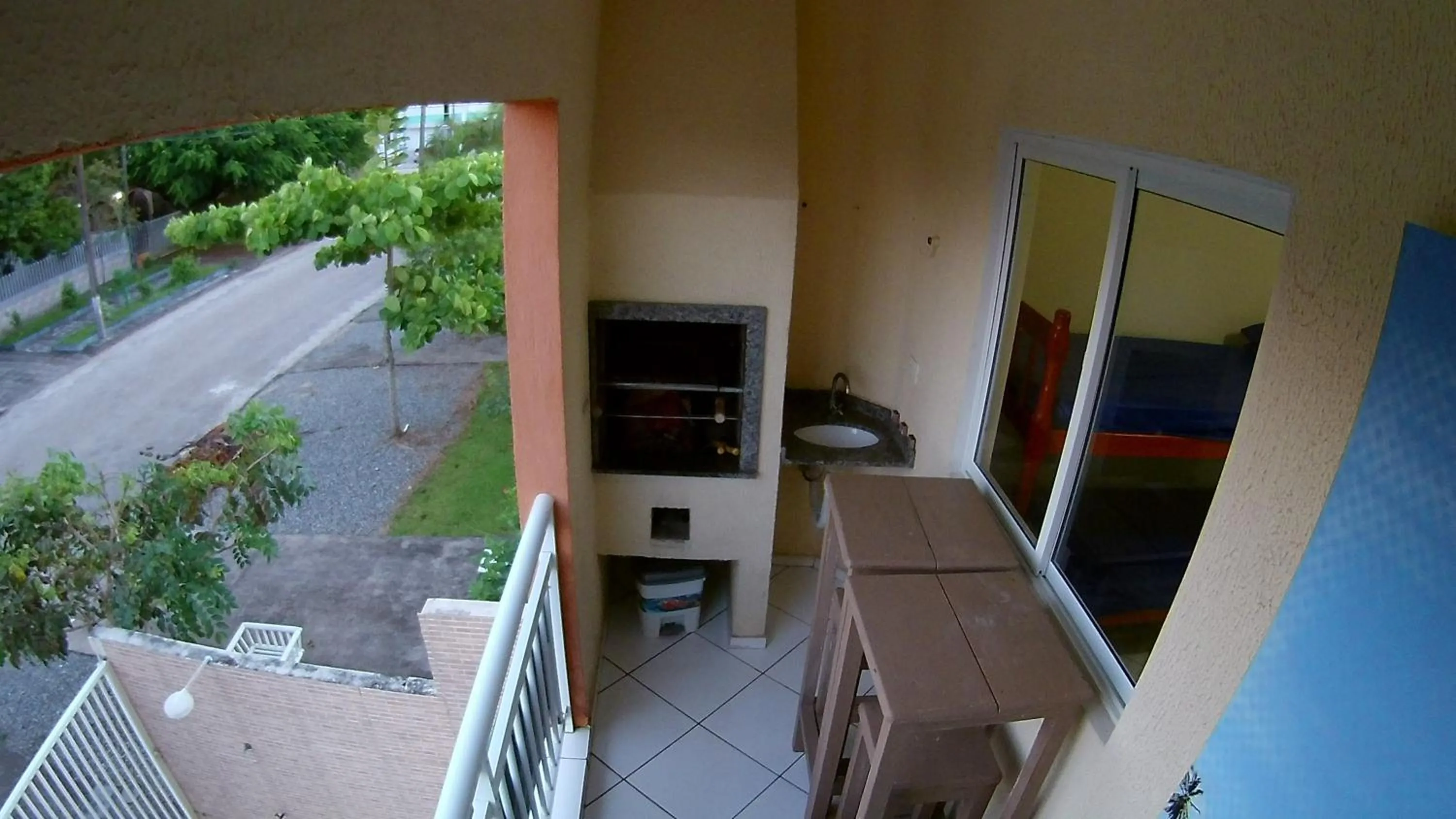 BBQ facilities in Apartamento Guaratuba