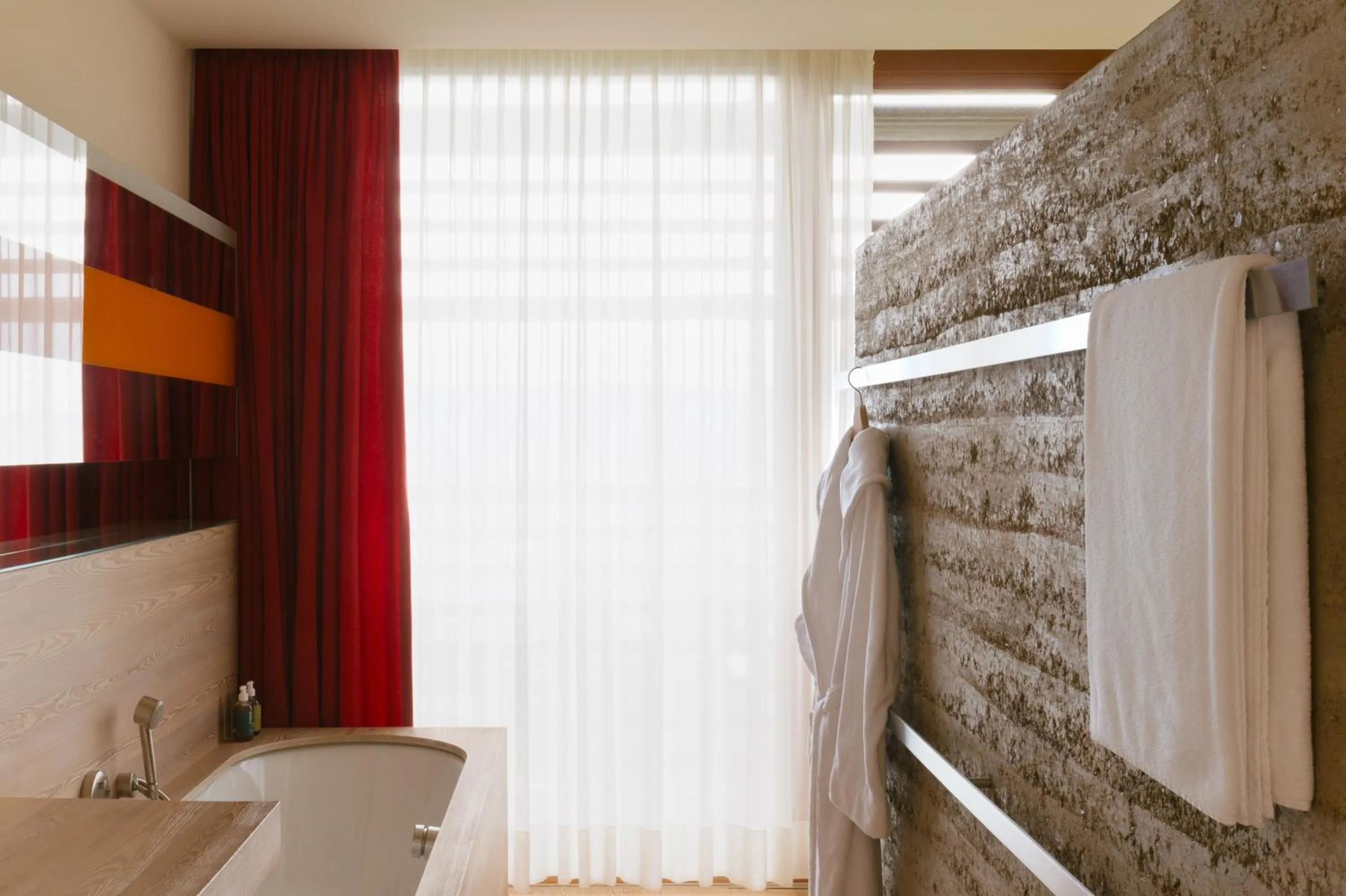 Bathroom in Vigilius Mountain Resort