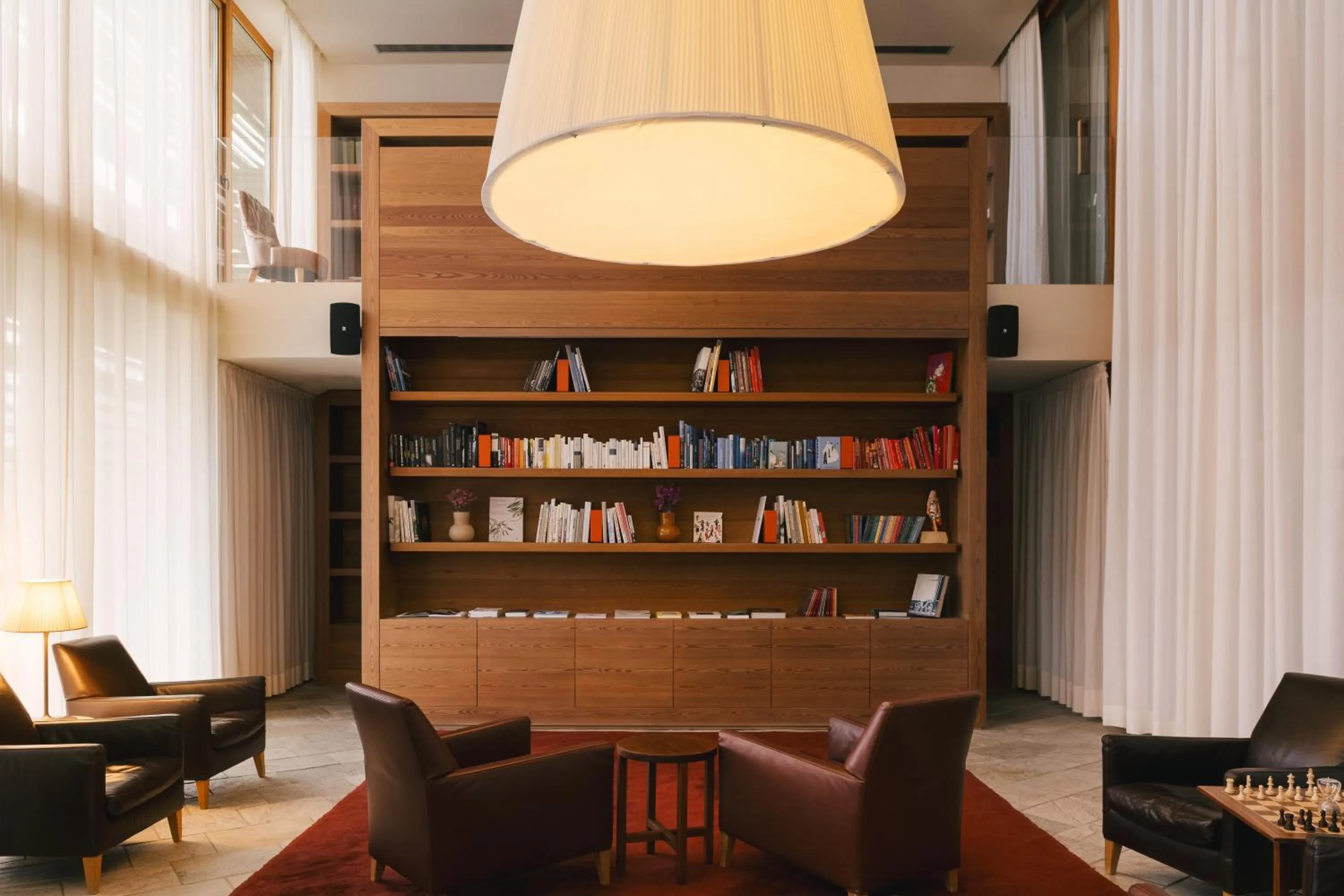 Library in Vigilius Mountain Resort
