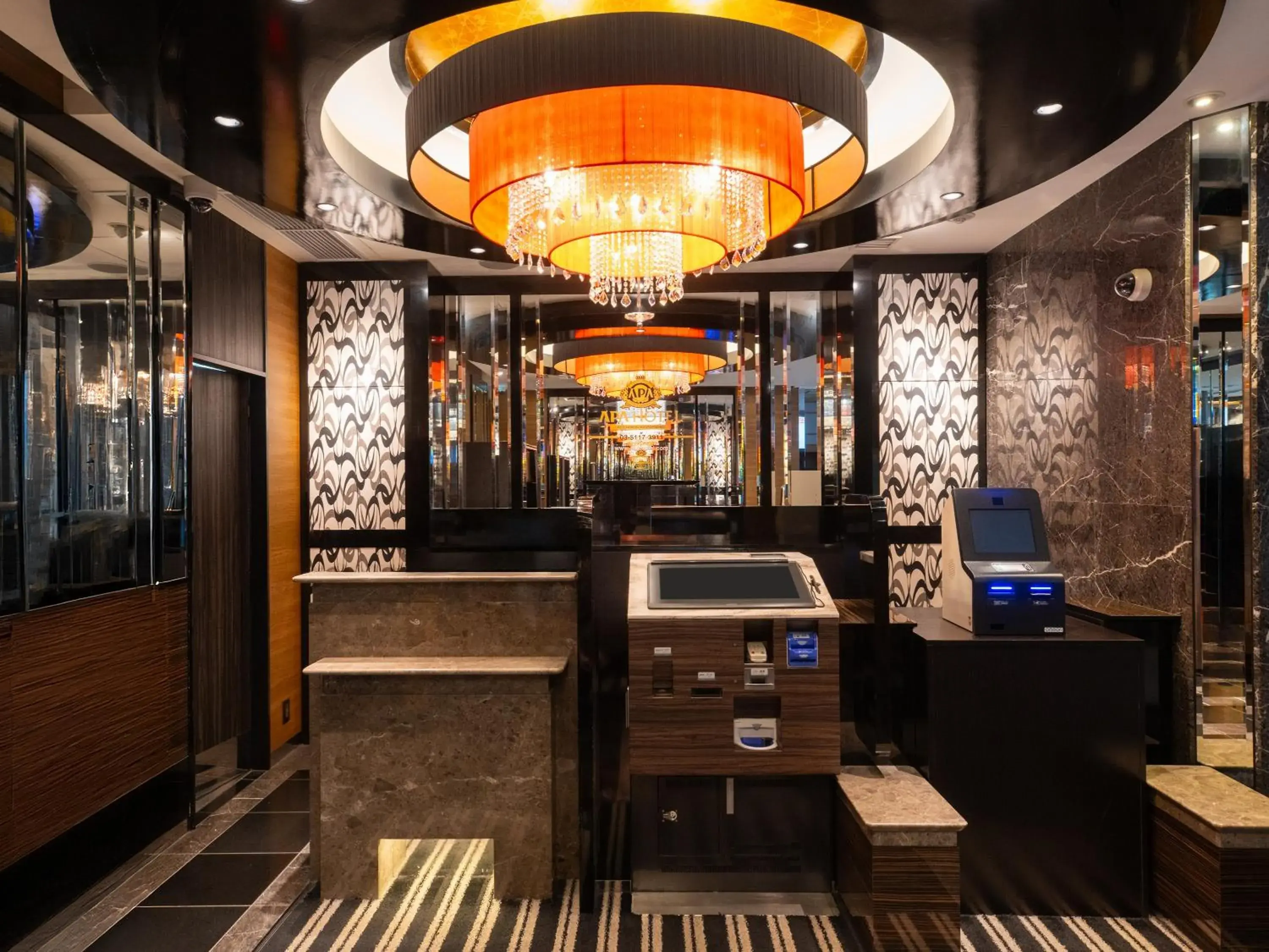 Lobby or reception in APA Hotel Hatchobori Shintomicho Lobby or reception in APA Hotel Hatchobori Shintomicho