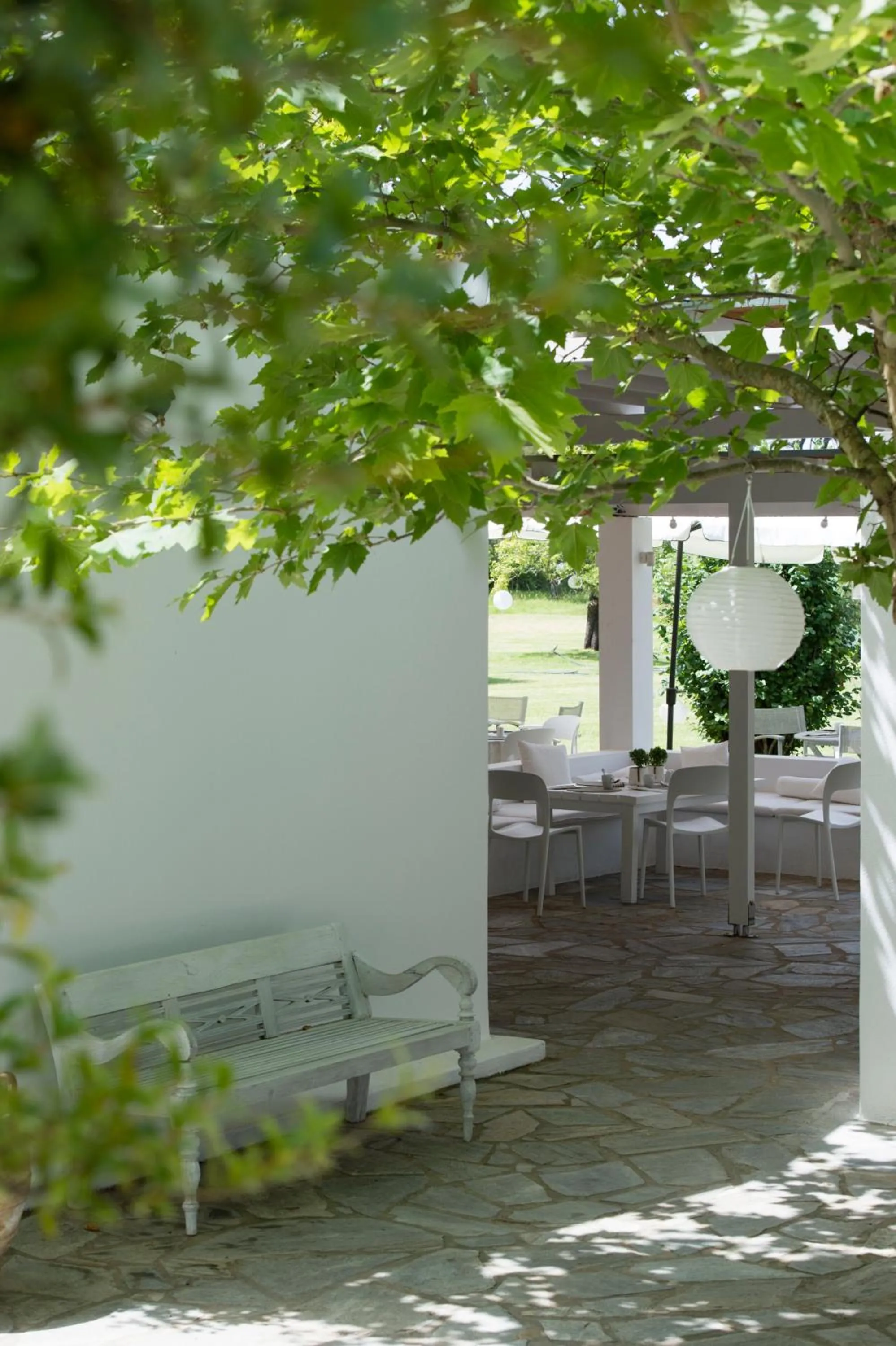 Patio in Skiathos Holidays Suites & Villas