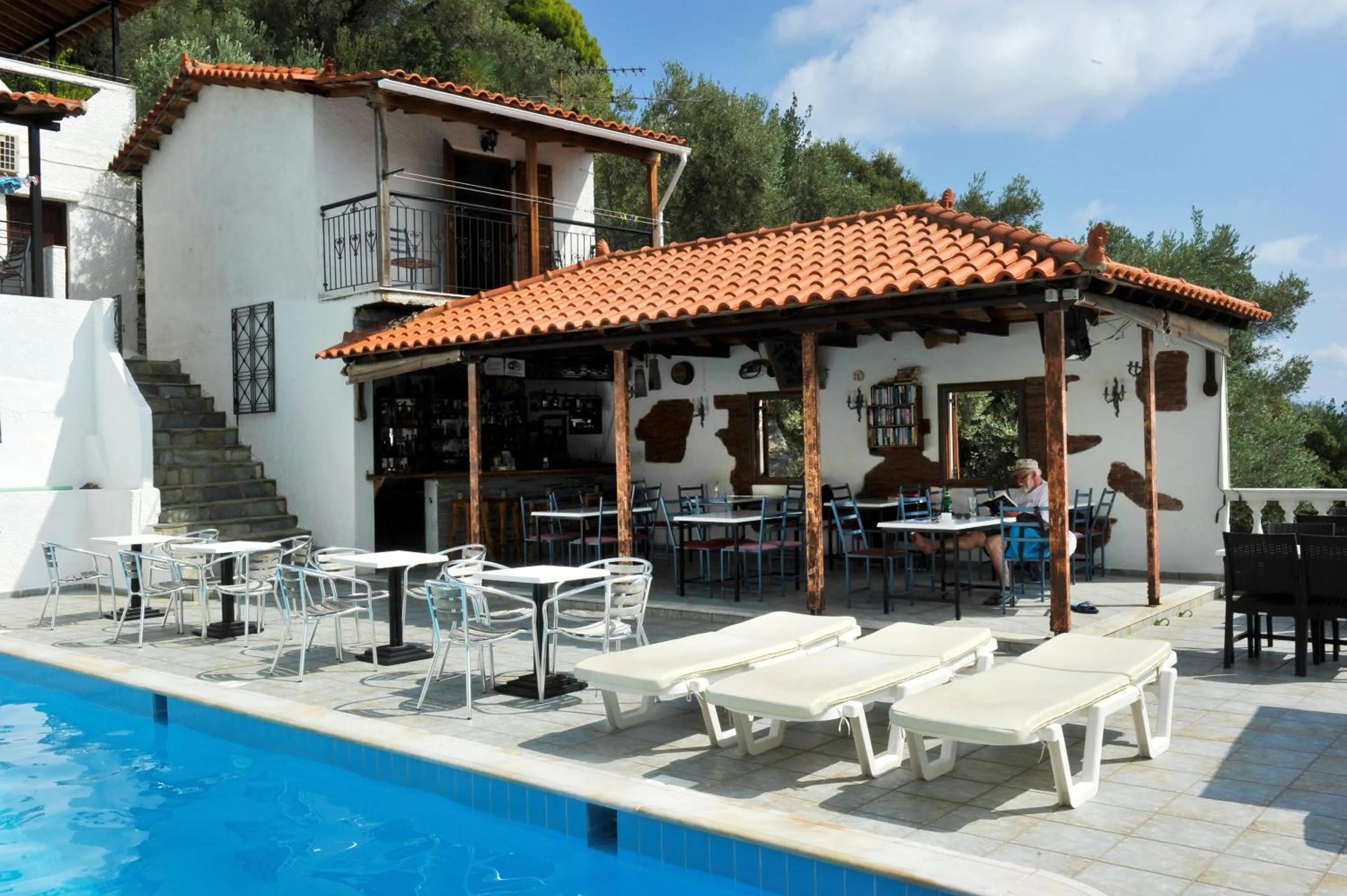 Swimming pool in Fengeros Village