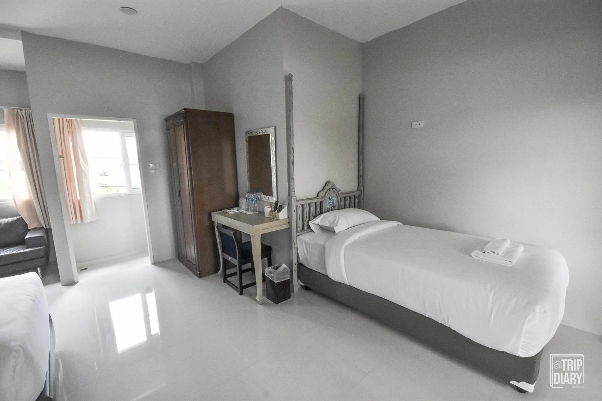 Bedroom, Bed in Phuket Nonnita Boutique Resort - SHA Plus