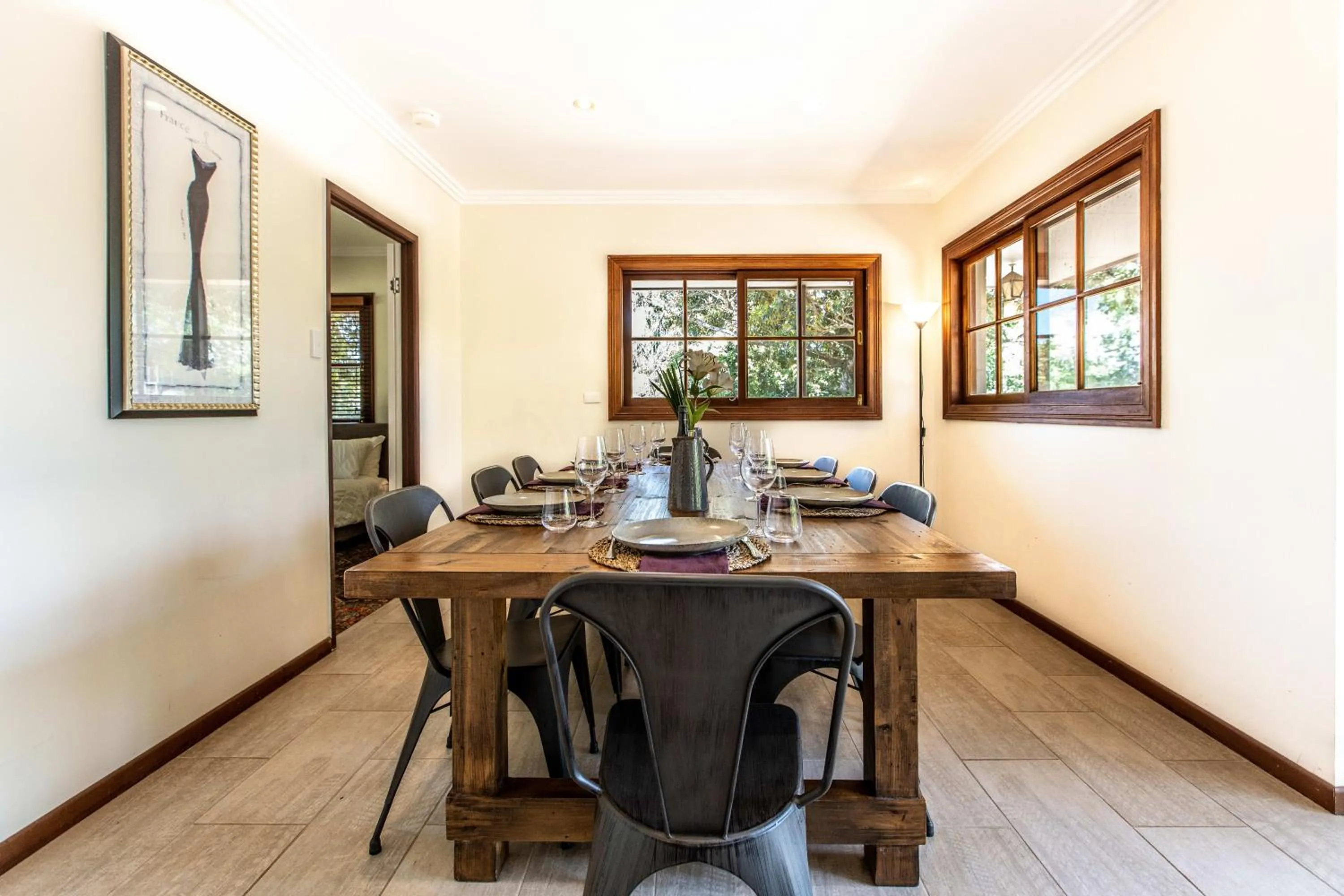 Dining area in Mason Winery
