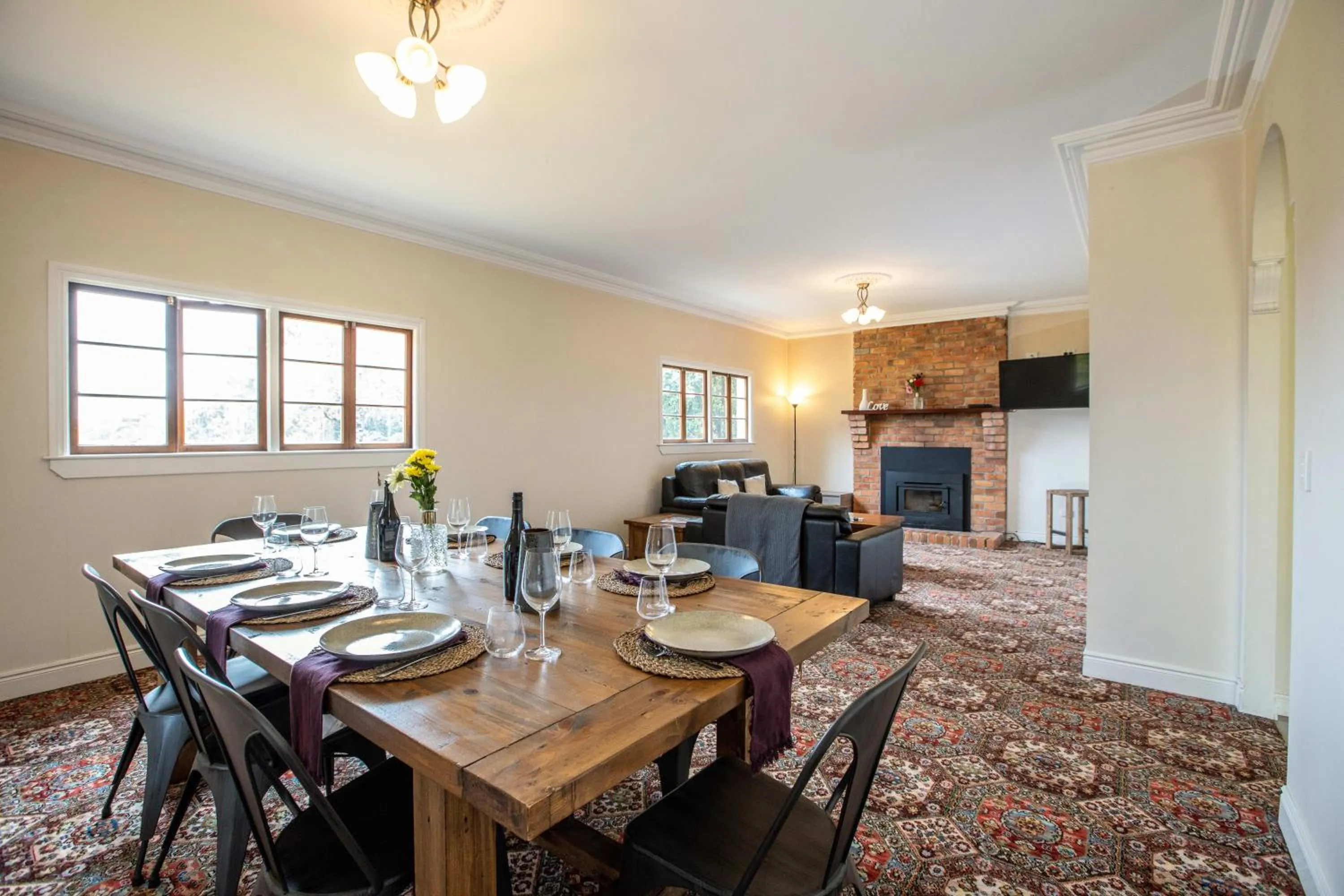 Dining area in Mason Winery