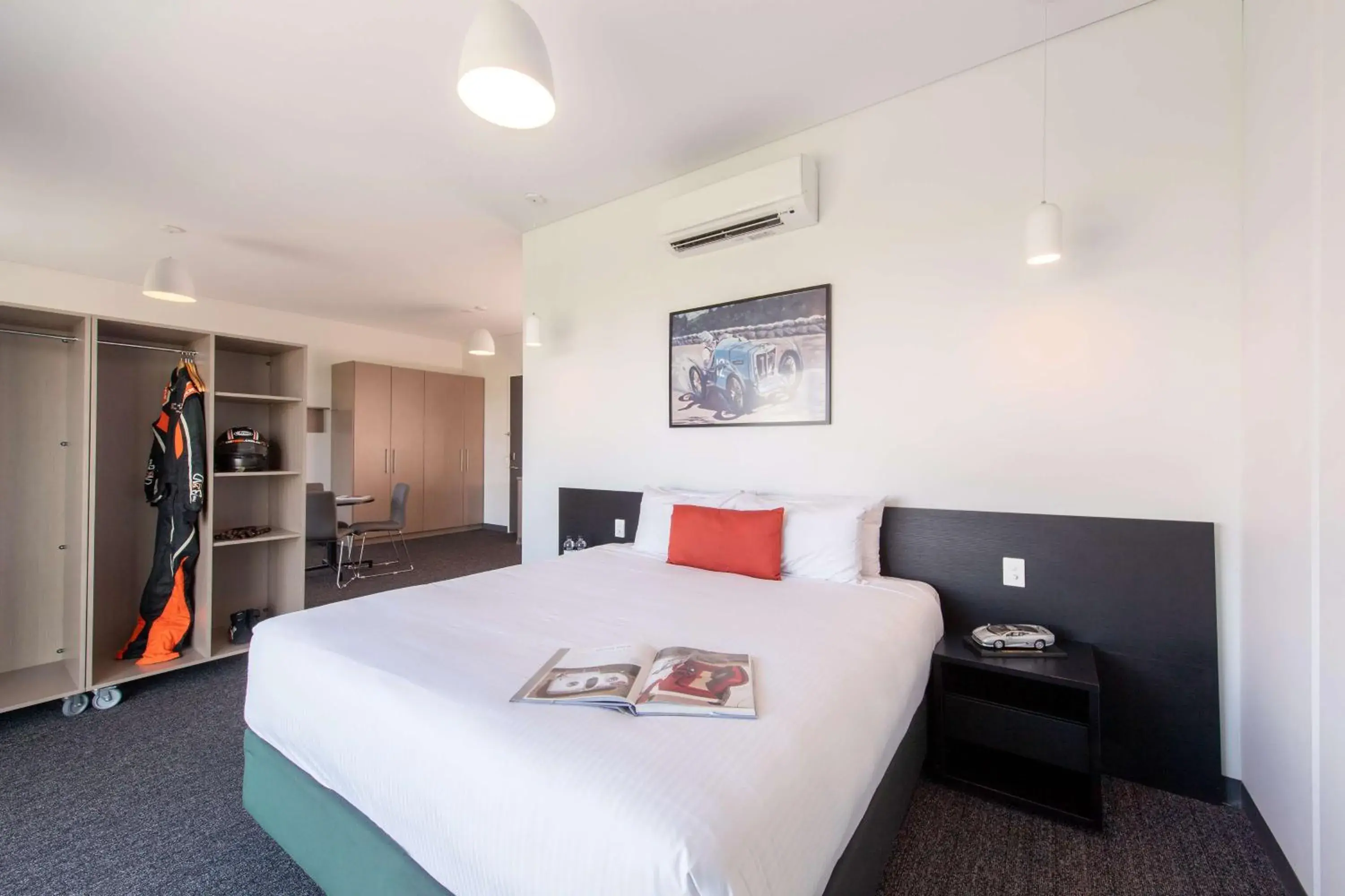 View (from property/room), Bed in Rydges Pit Lane View (from property/room), Bed in Rydges Pit Lane