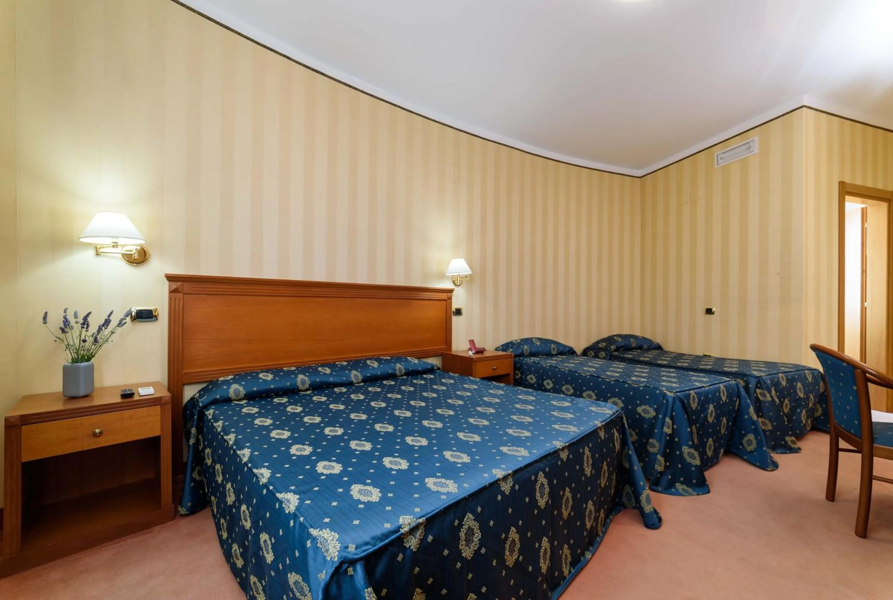 Bed in Hotel Hermitage