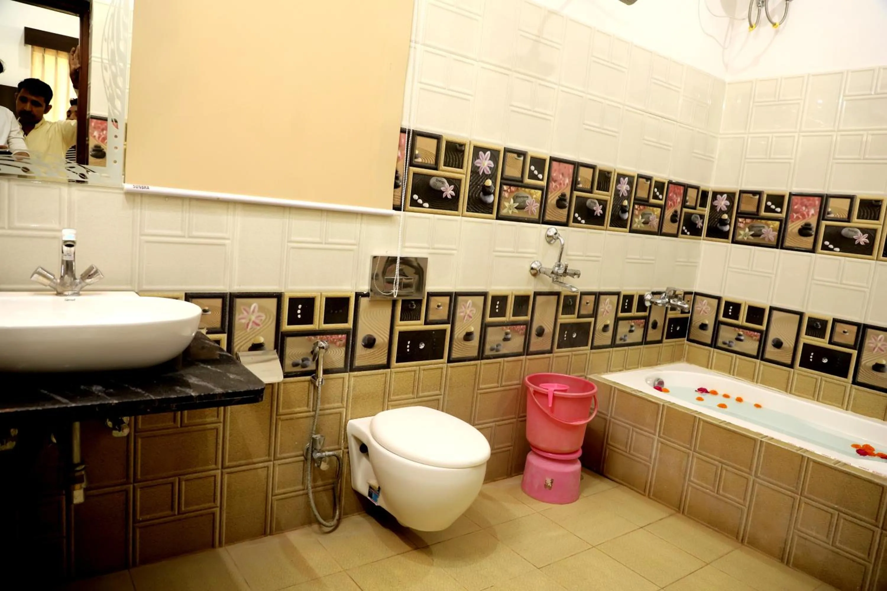 Shower in Aravali Hills Resort