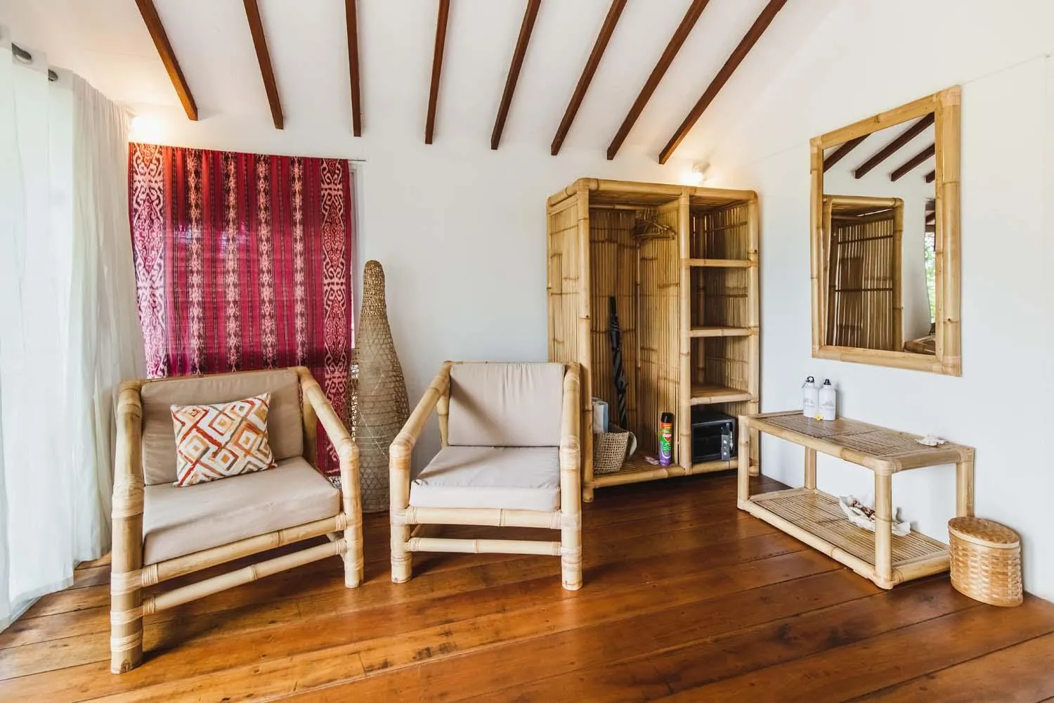 Seating area in The Seraya Resort Komodo