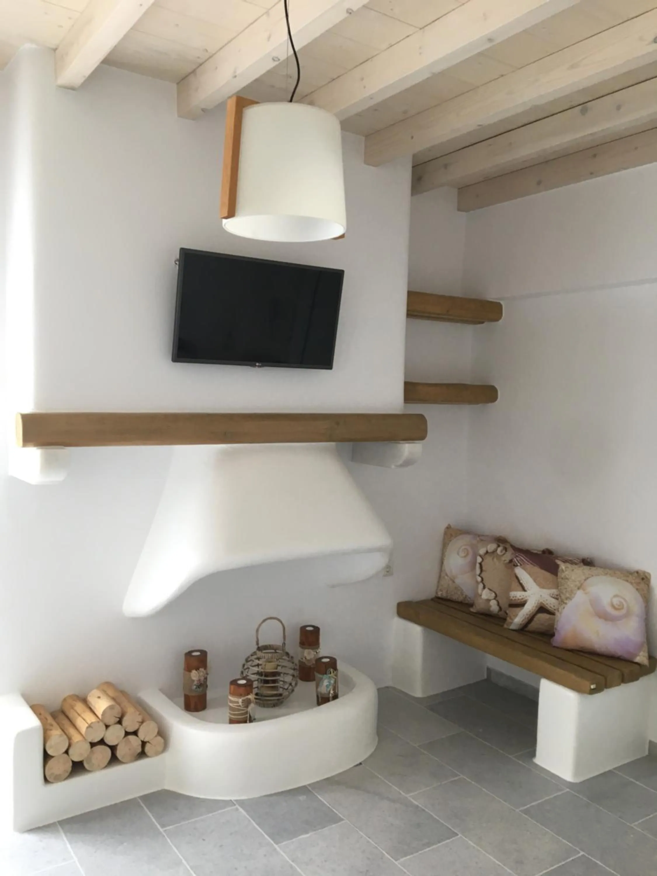 TV and multimedia in Aspasia Luxury Apartments