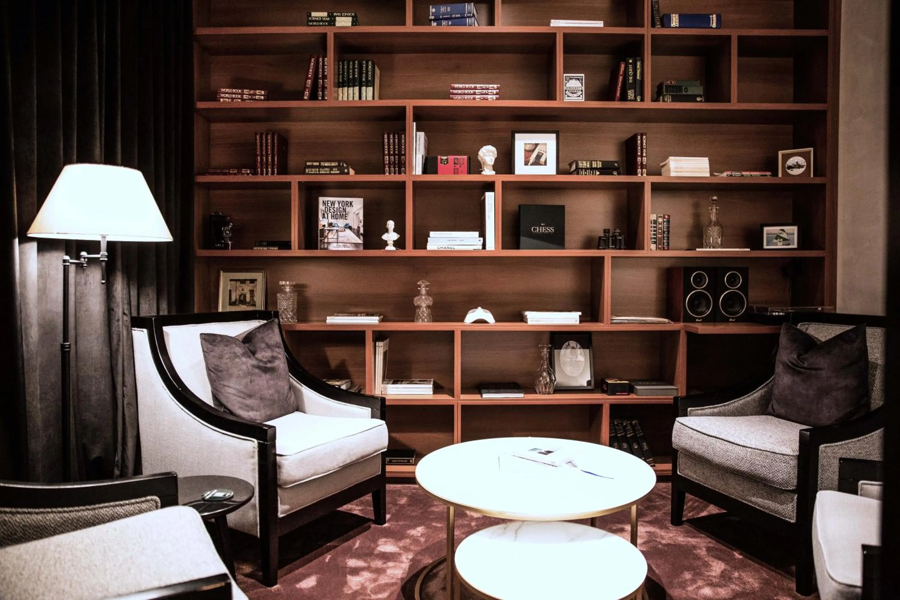 Communal lounge/ TV room in The Strand Hotel