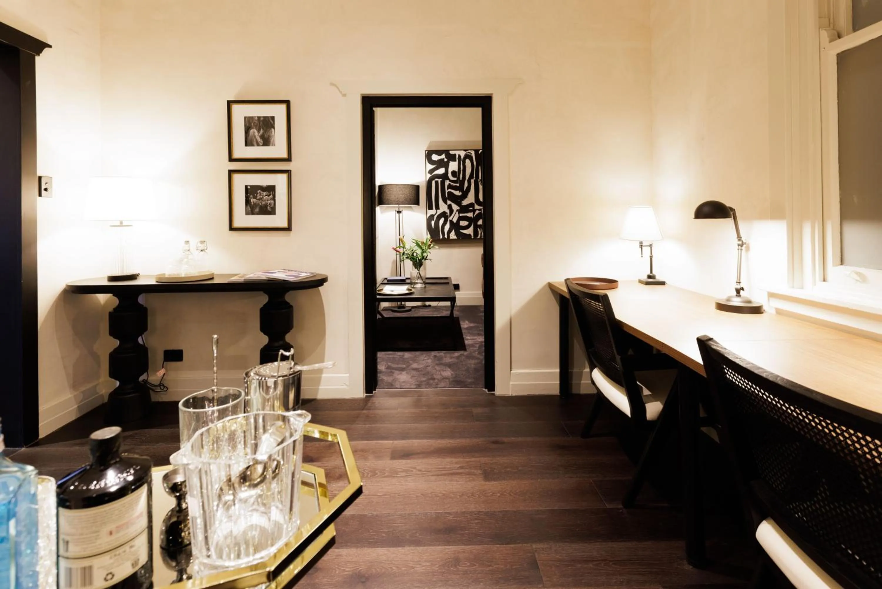 Library in The Strand Hotel