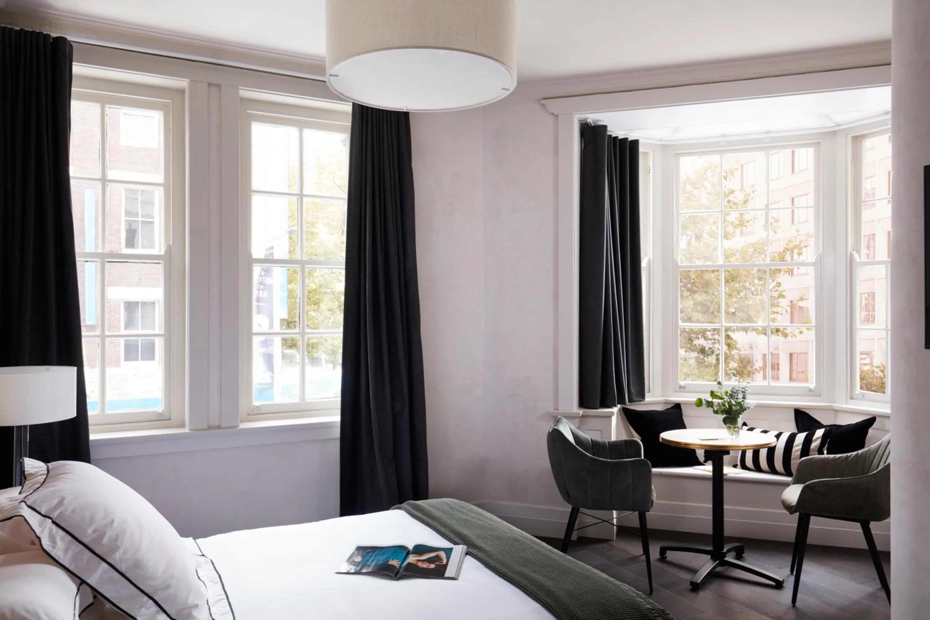 Seating area in The Strand Hotel