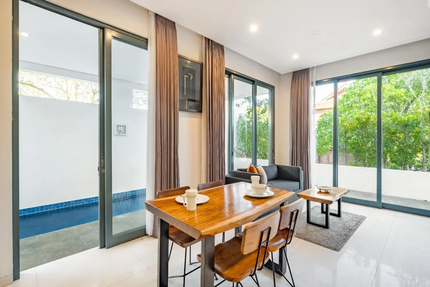 Living room in Cove Villa Prana Living room in Cove Villa Prana