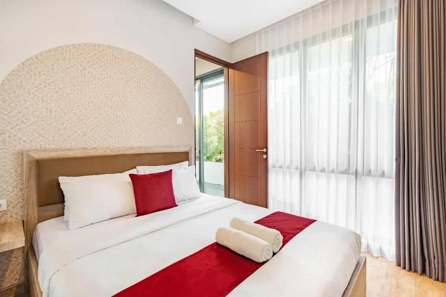 Bed in Cove Villa Prana Bed in Cove Villa Prana