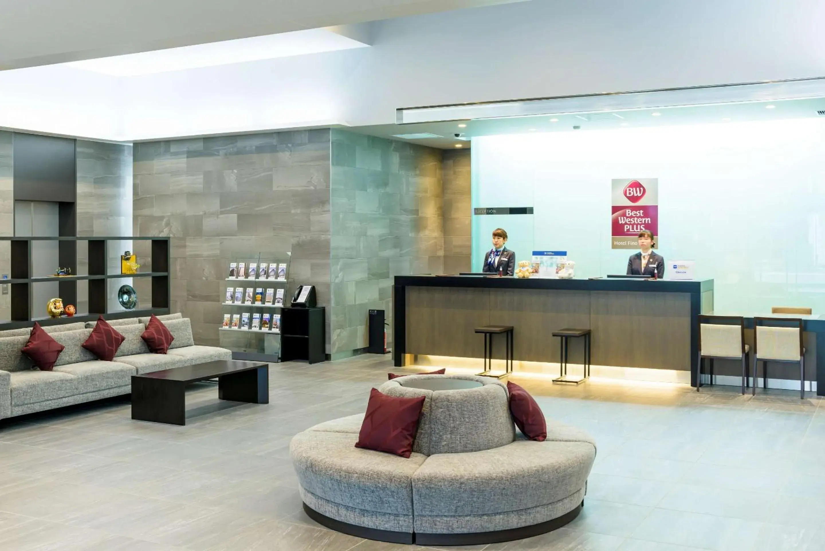 Lobby or reception in Best Western Plus Hotel Fino Chitose Lobby or reception in Best Western Plus Hotel Fino Chitose