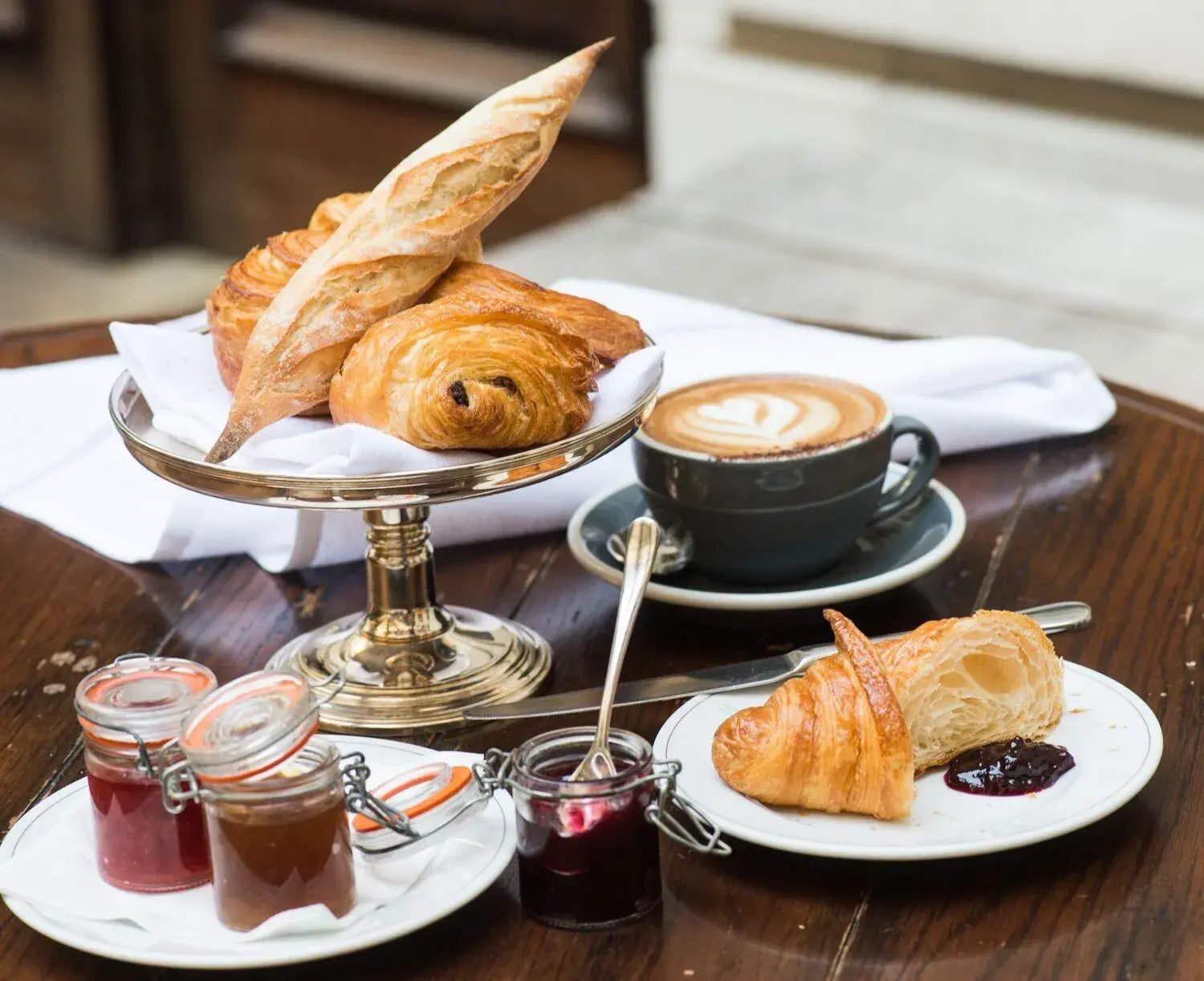 Continental breakfast in Rosewood London