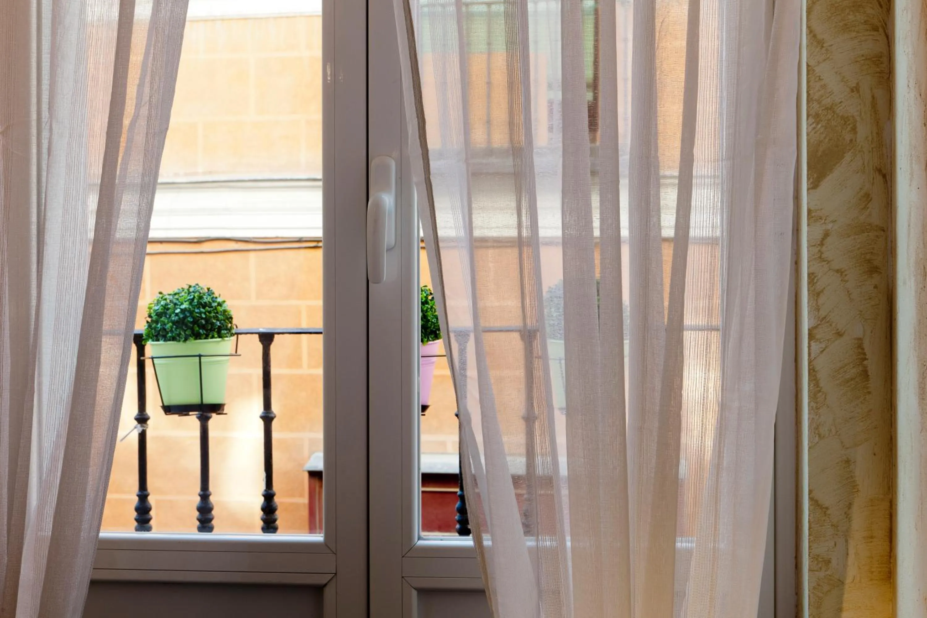 Decorative detail in THC Latina Hostel