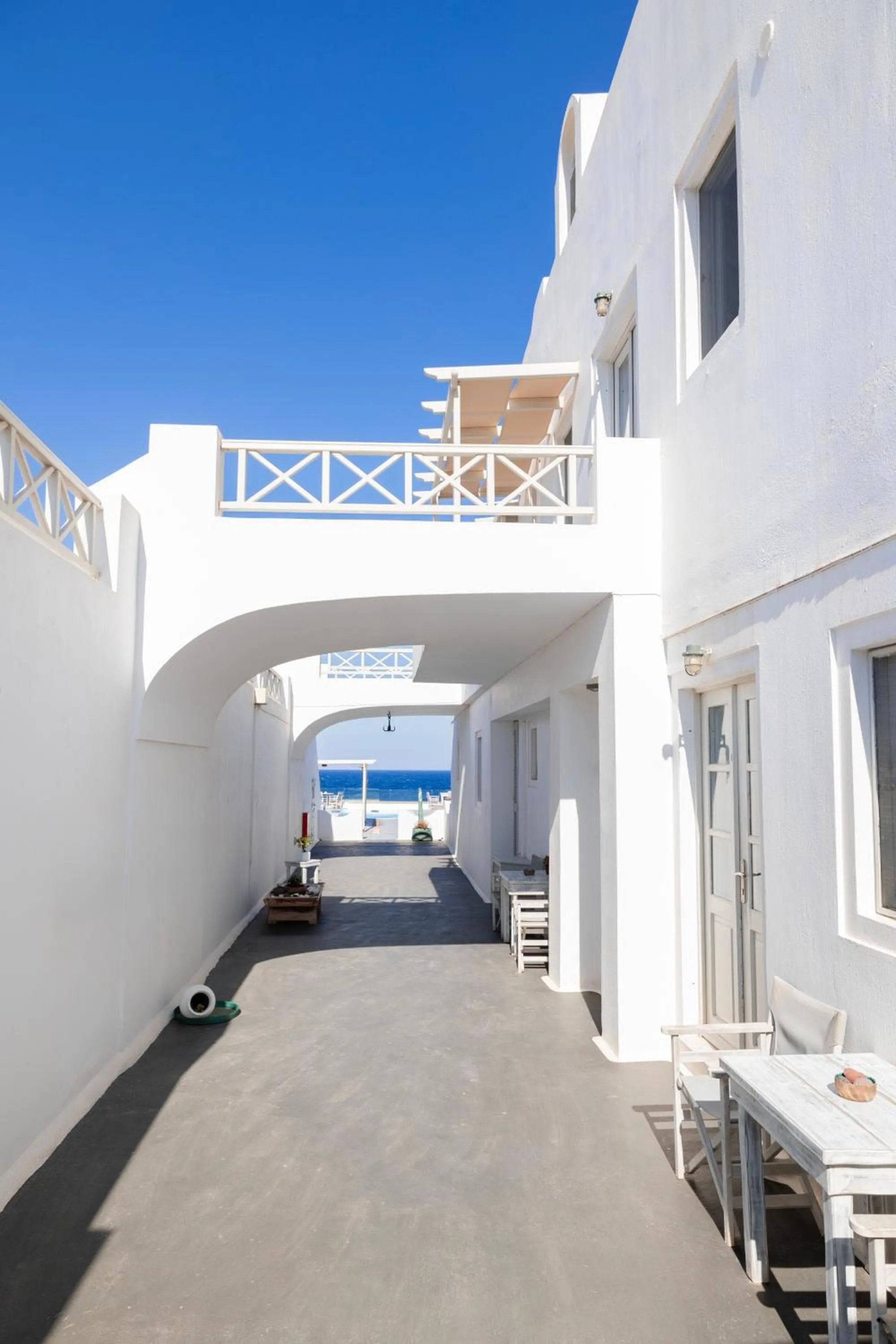 Patio in Vrachia Studios & Apartments